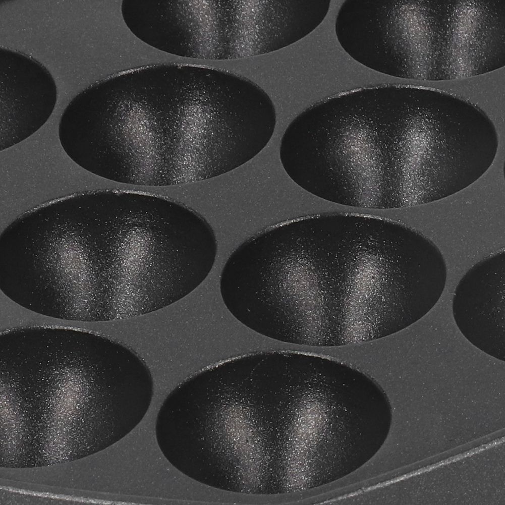 12 Cavities Aluminum Takoyaki Pan Maker Octopus Balls Egg Puffs Baking Pan view 11