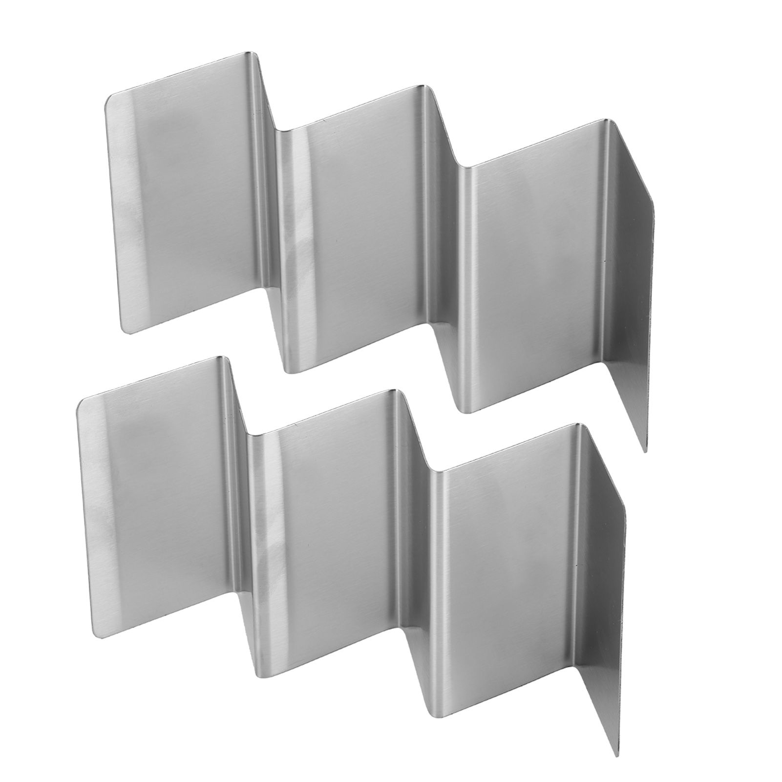 2PCS Stainless Steel Taco Pancake Stand Storage Rack Holders for Restaurant view 4