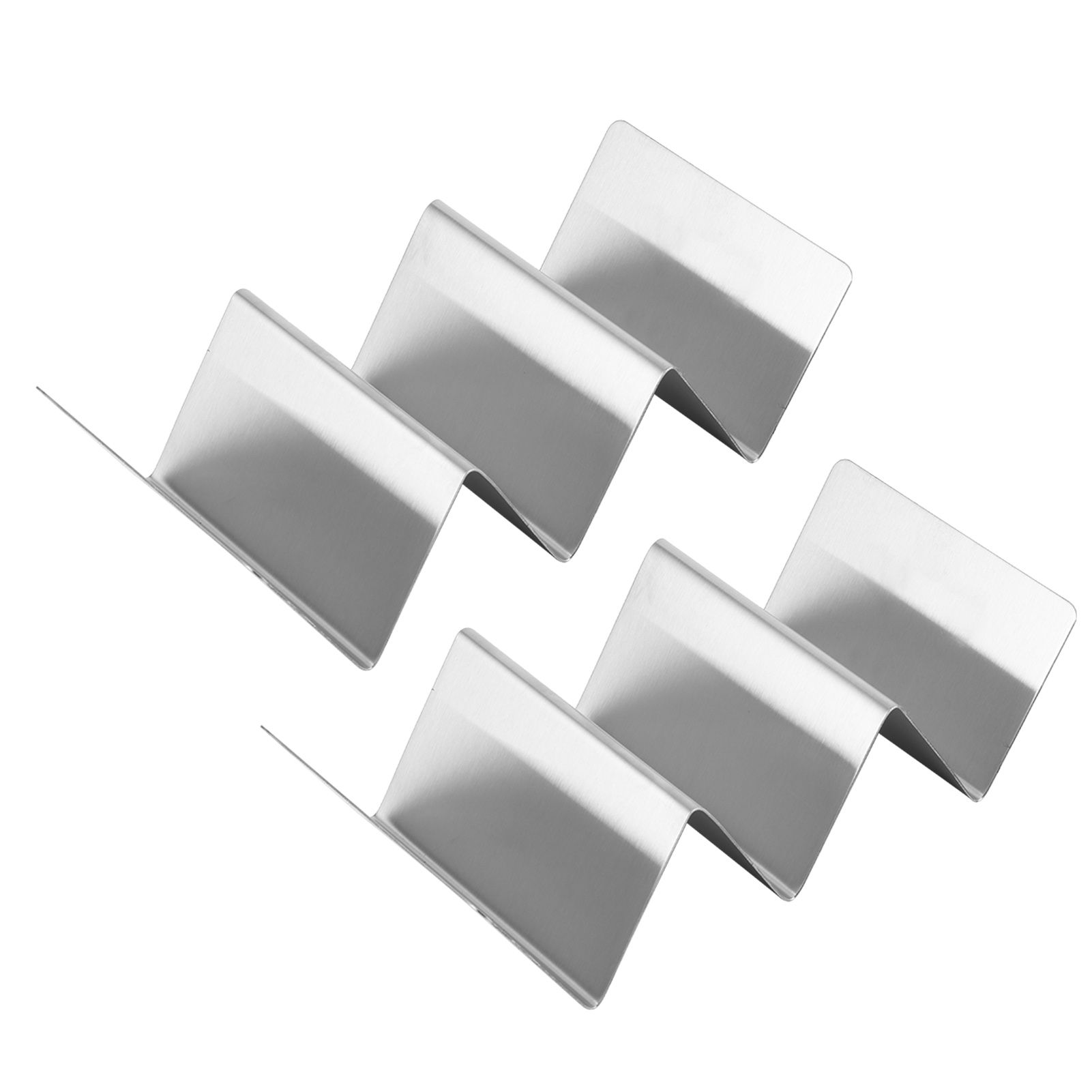 2PCS Stainless Steel Taco Pancake Stand Storage Rack Holders for Restaurant view 6