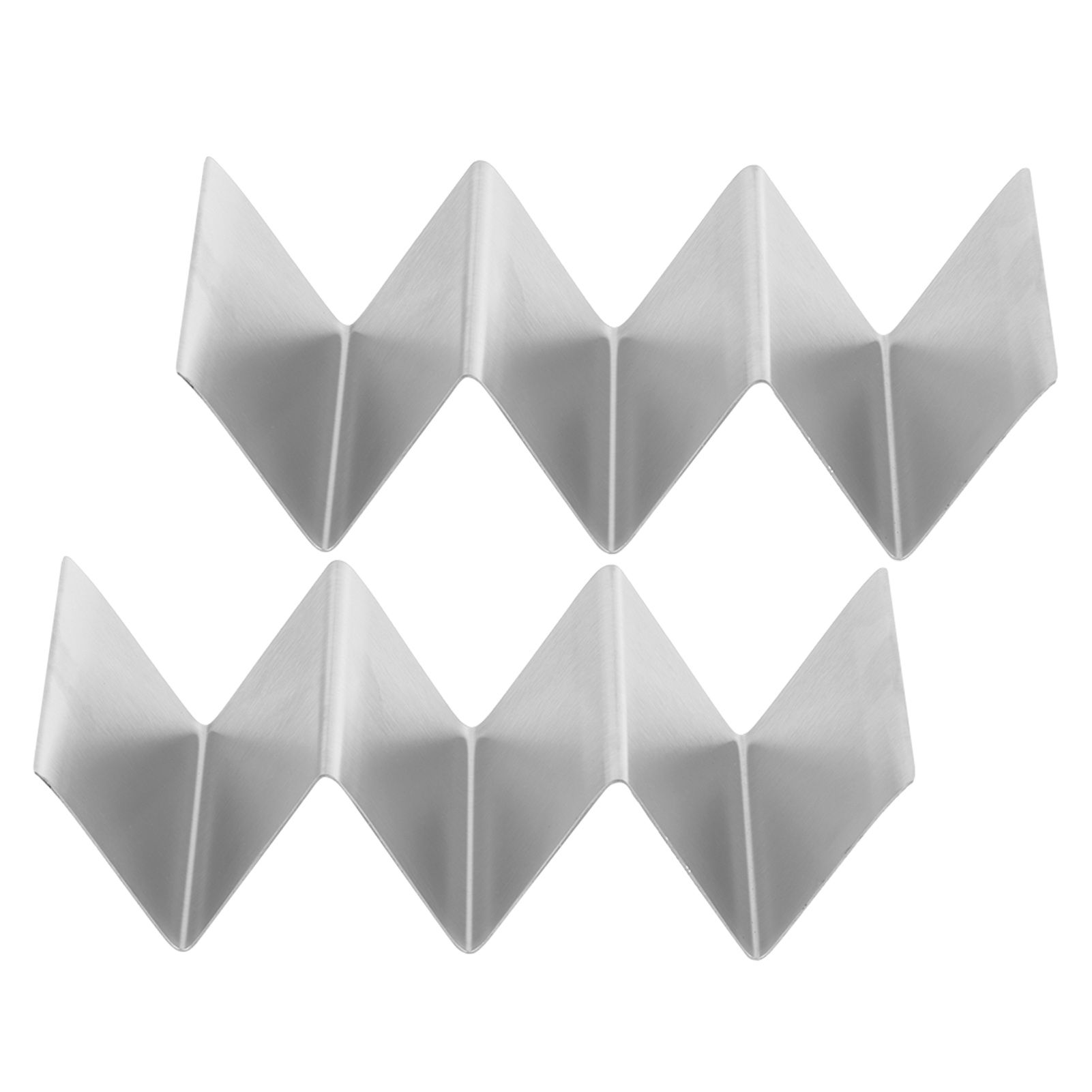 2PCS Stainless Steel Taco Pancake Stand Storage Rack Holders for Restaurant view 8
