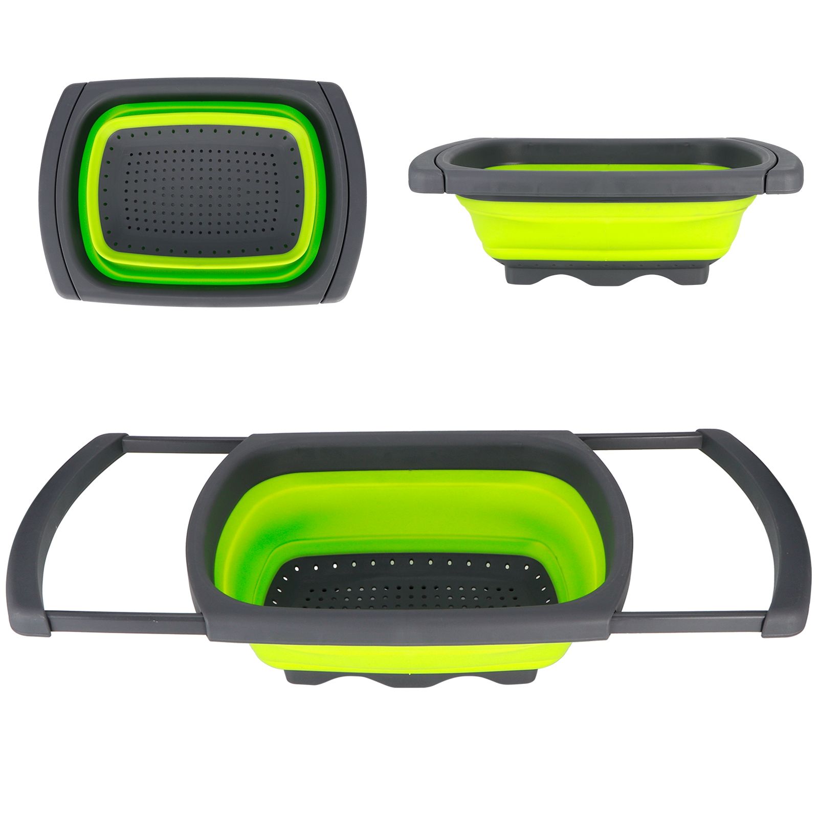 Foldable Fruit Vegetable Washing Basket Strainer Draining Basket for Fruit view 8