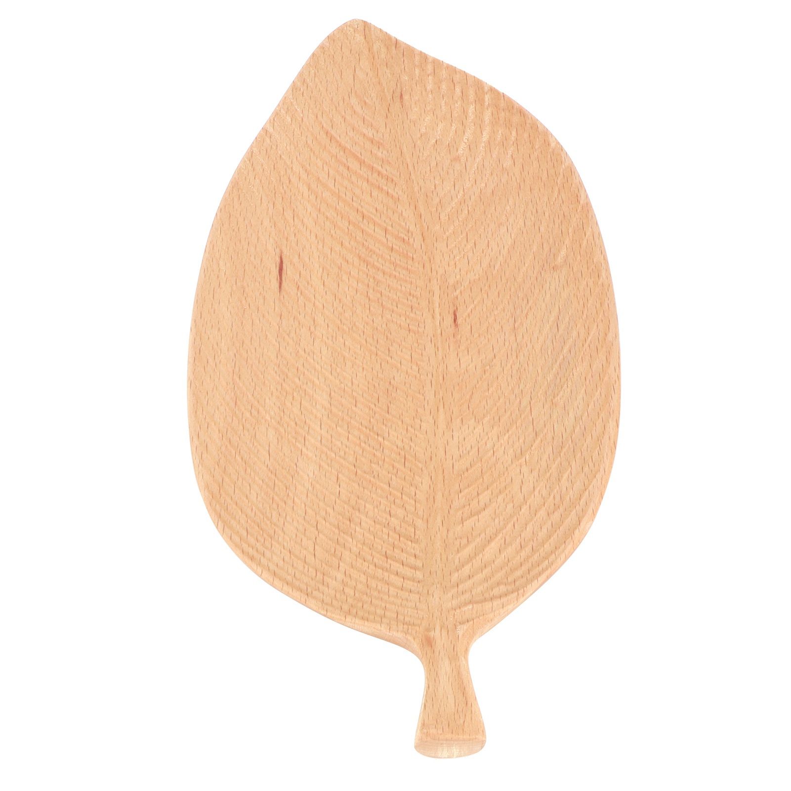 Leaf Shape Wood Plate Storage Trays Tea Tray Dessert Dinner Bread Fruit Snaks view 2