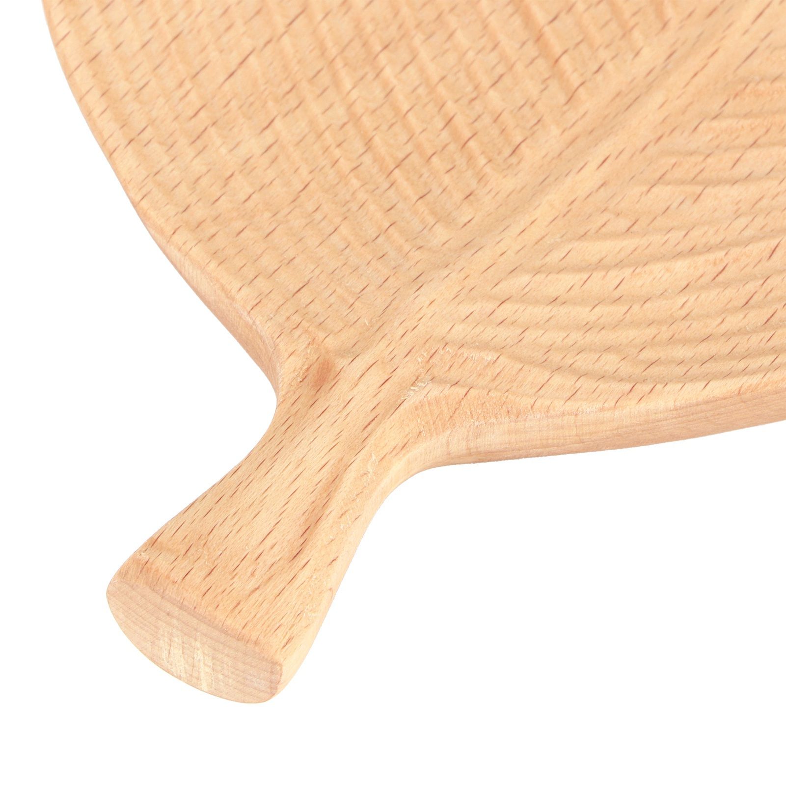 Leaf Shape Wood Plate Storage Trays Tea Tray Dessert Dinner Bread Fruit Snaks view 12