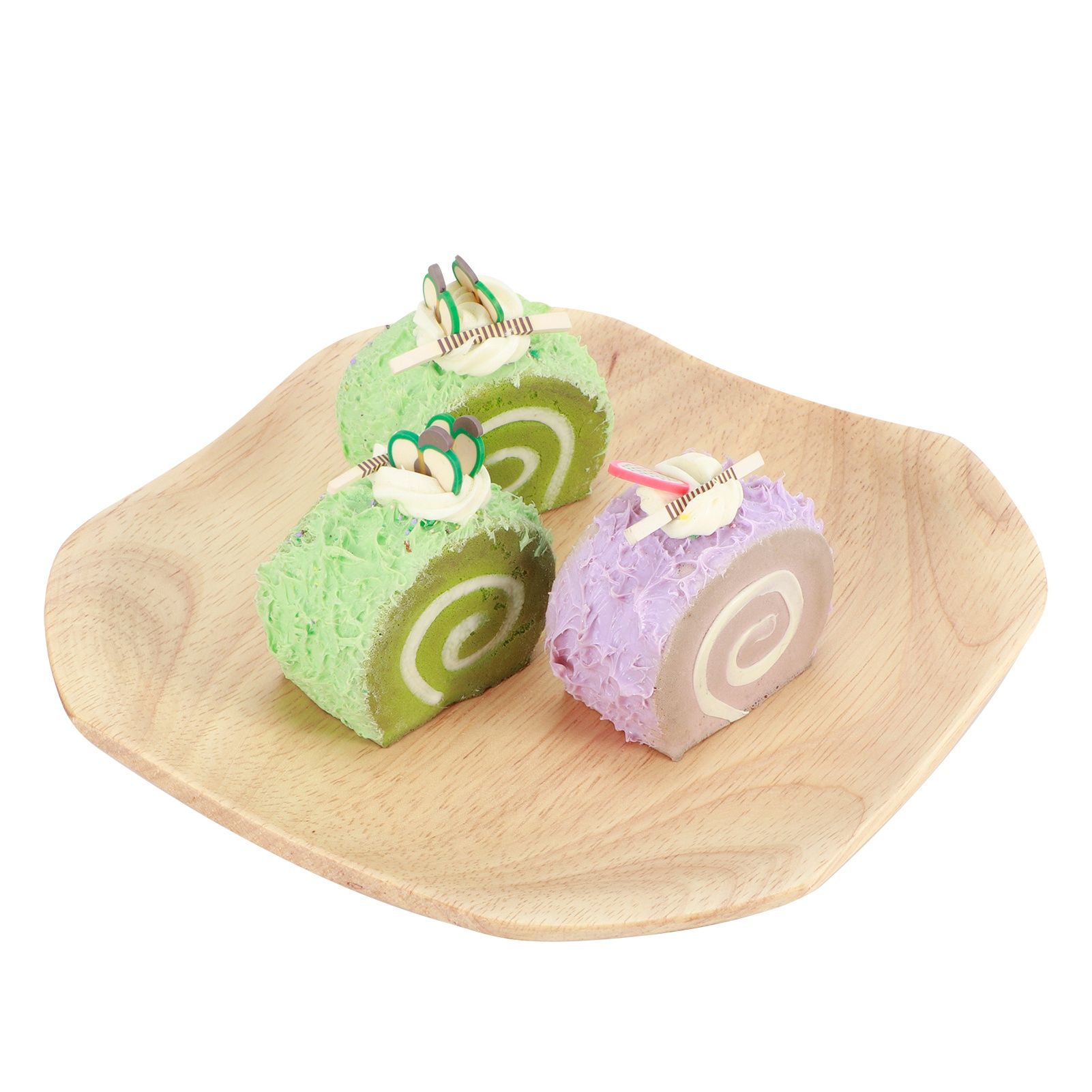 Square Wooden Sushi Dish Snacks Dried Cake Tray Dessert Plate for Home TablewareL view 7