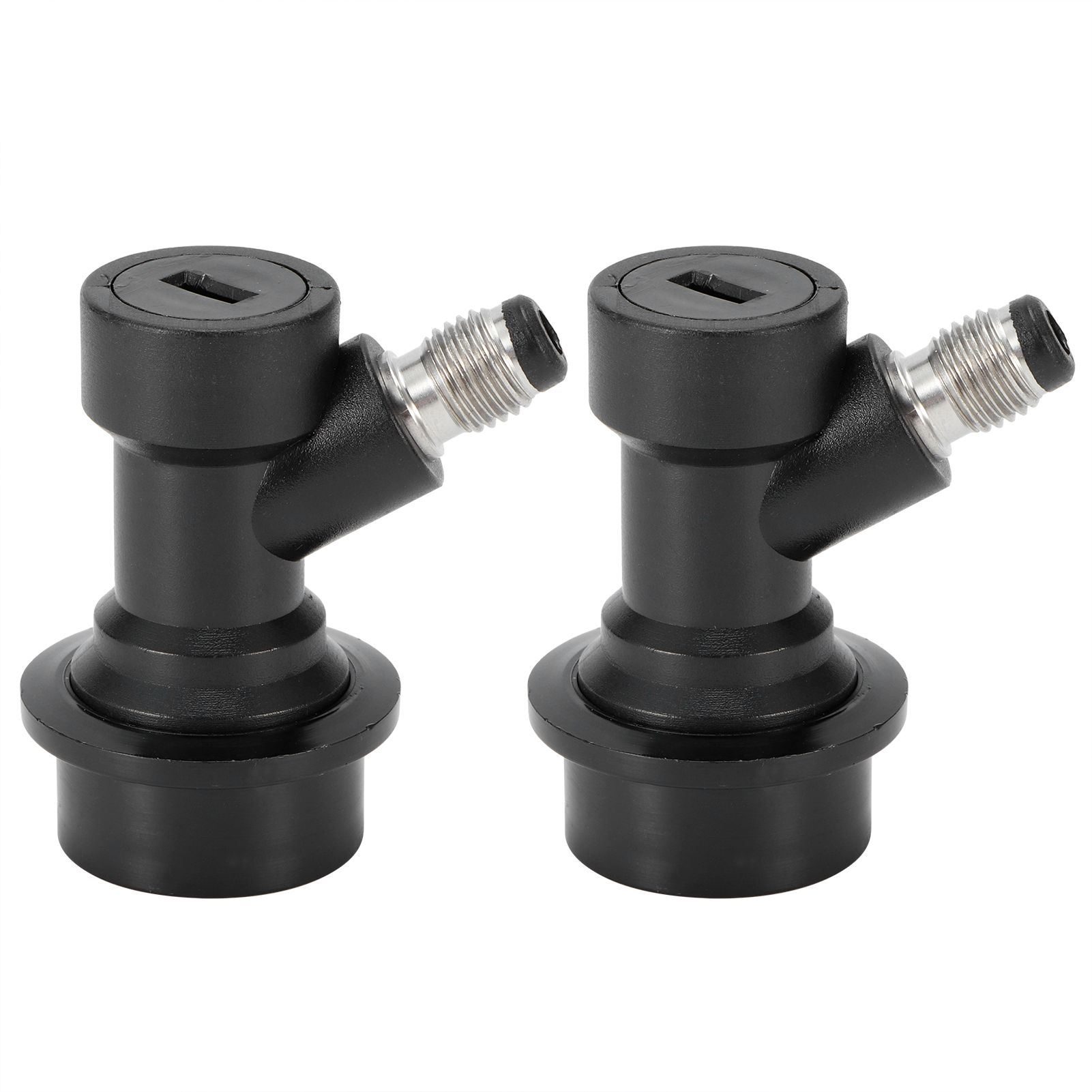 2PCS 1/4MFL Ball Lock Disconnects Kit for Homebrew Beer Soda Keg Liquid view 2