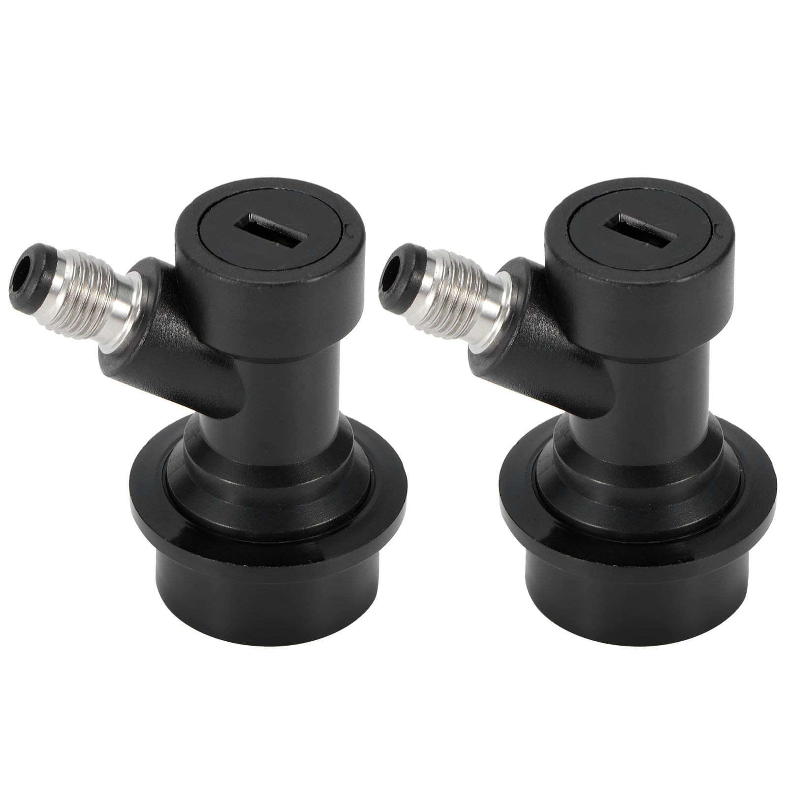 2PCS 1/4MFL Ball Lock Disconnects Kit for Homebrew Beer Soda Keg Liquid view 4