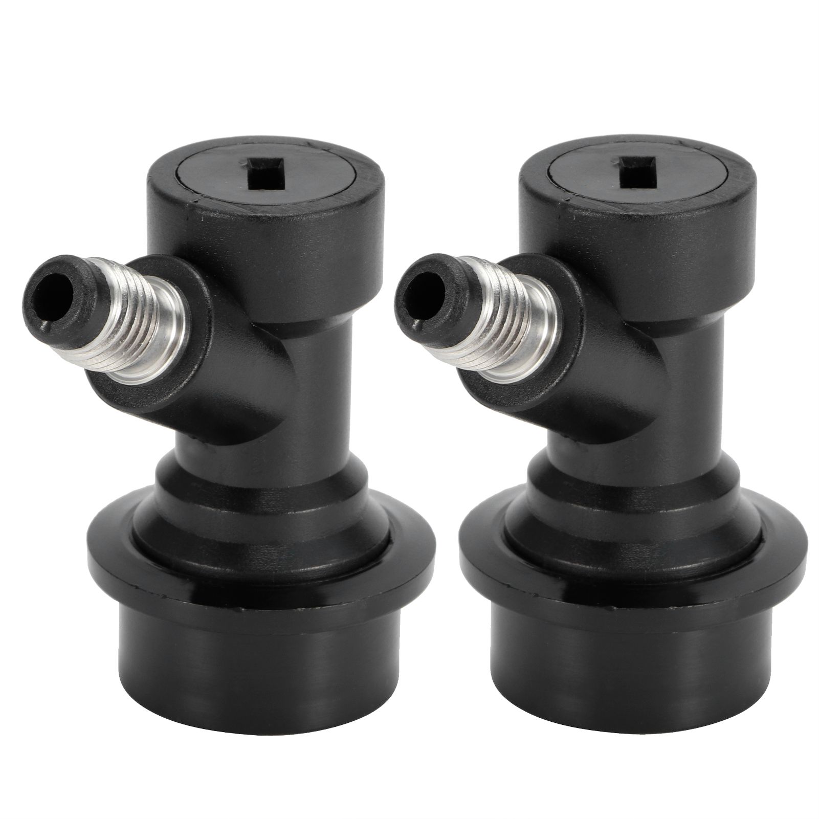 2PCS 1/4MFL Ball Lock Disconnects Kit for Homebrew Beer Soda Keg Liquid view 5