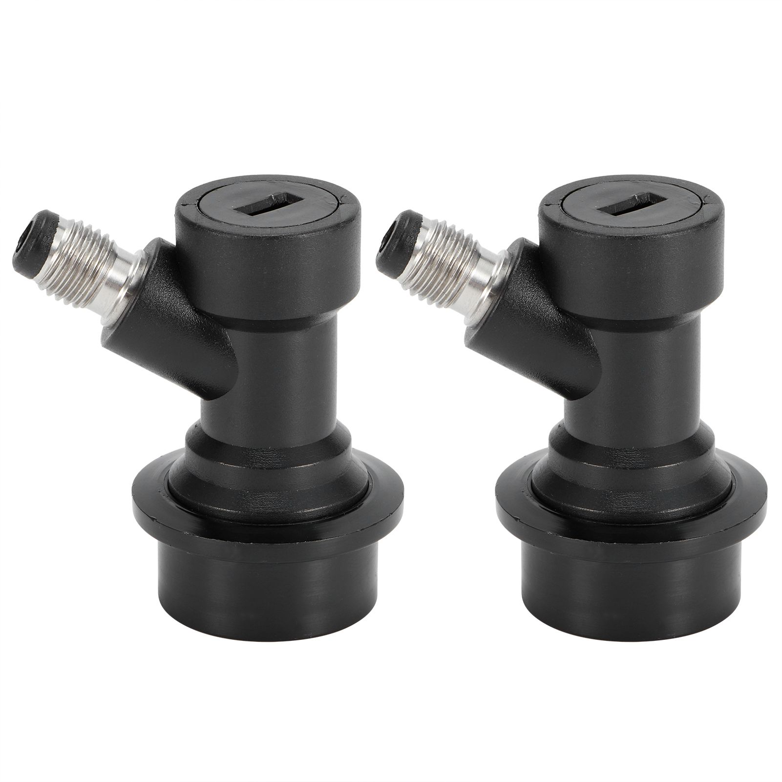 2PCS 1/4MFL Ball Lock Disconnects Kit for Homebrew Beer Soda Keg Liquid view 6