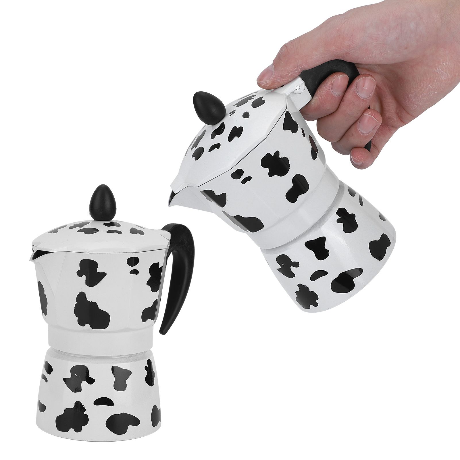 Aluminium Coffee Pot Kettle Coffee Maker Moka Pot for Home Coffee Shop Use view 8