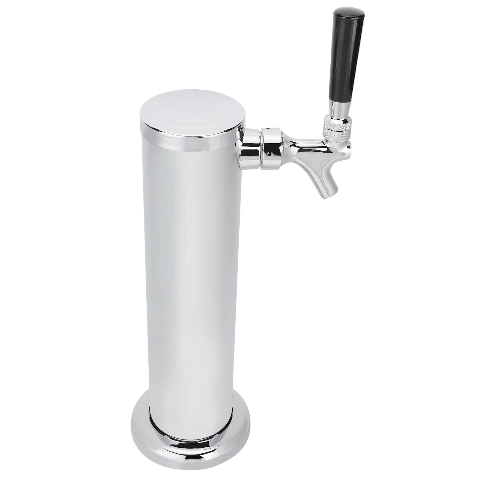 Stainless Steel Beer Draft Tower with Single Faucet Dispenser Home Brewing