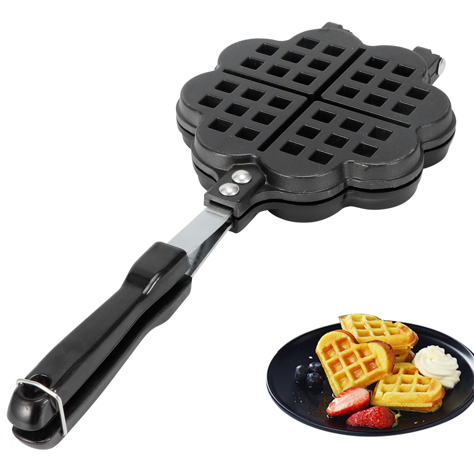 DIY Waffle Maker Waffle Cake Mold Baking Tray Household Cooking Accessories view 9