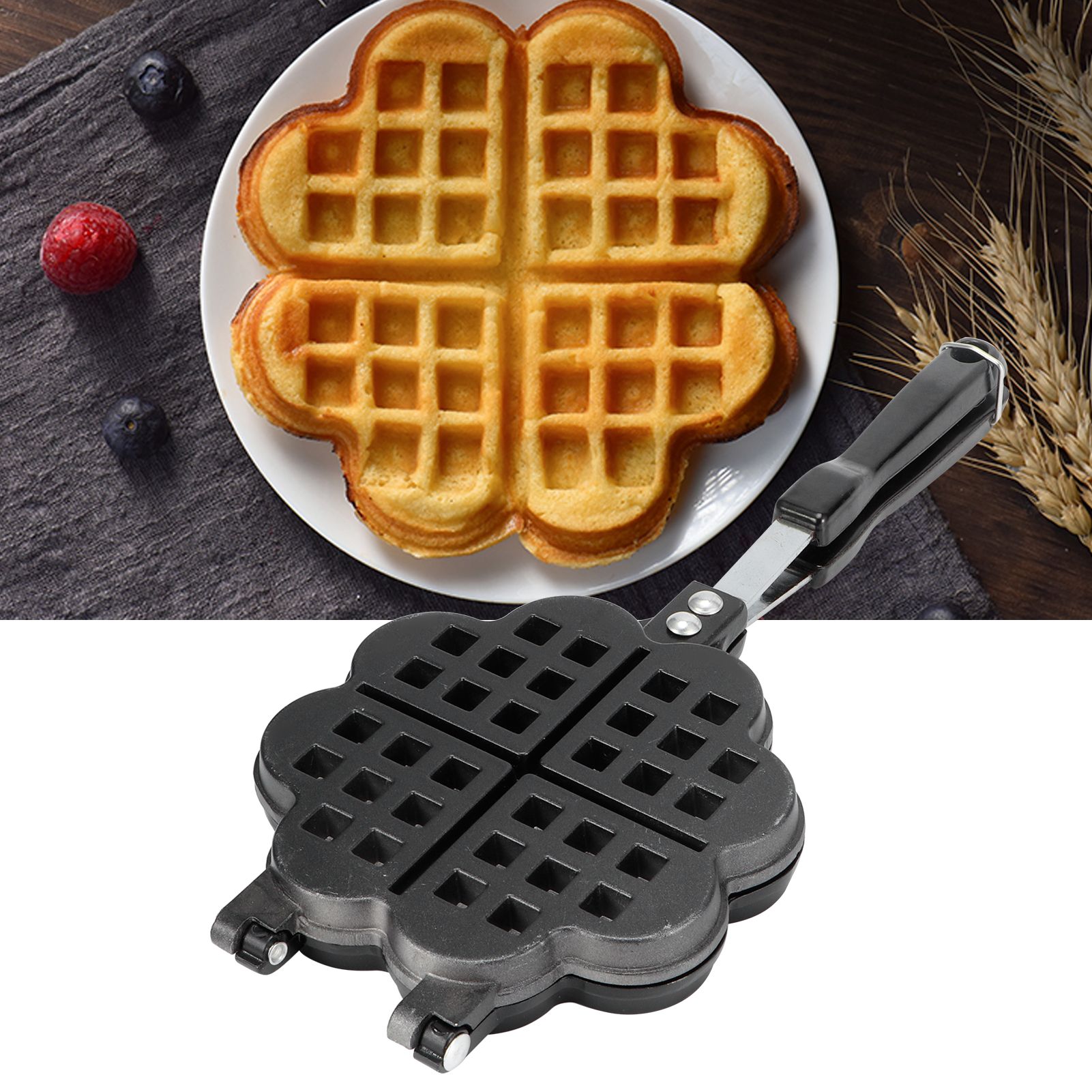 DIY Waffle Maker Waffle Cake Mold Baking Tray Household Cooking Accessories view 10