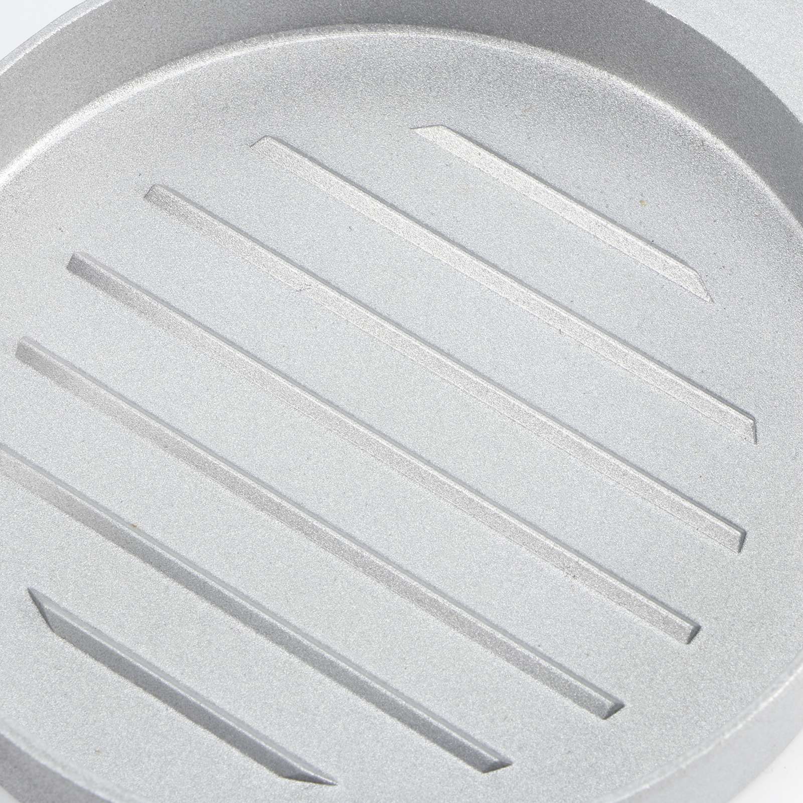 2 Grids Round Shape DIY Kitchen Non-Stick Hamburger Press Patty Maker Mold view 12