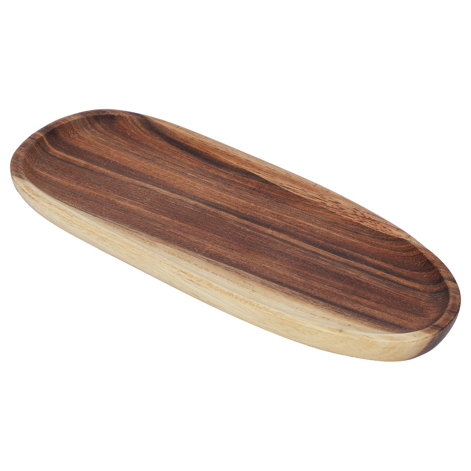 Irregular Wood Storage Tray Snack Fruit Organizer Table Accessories Fast Food view 3