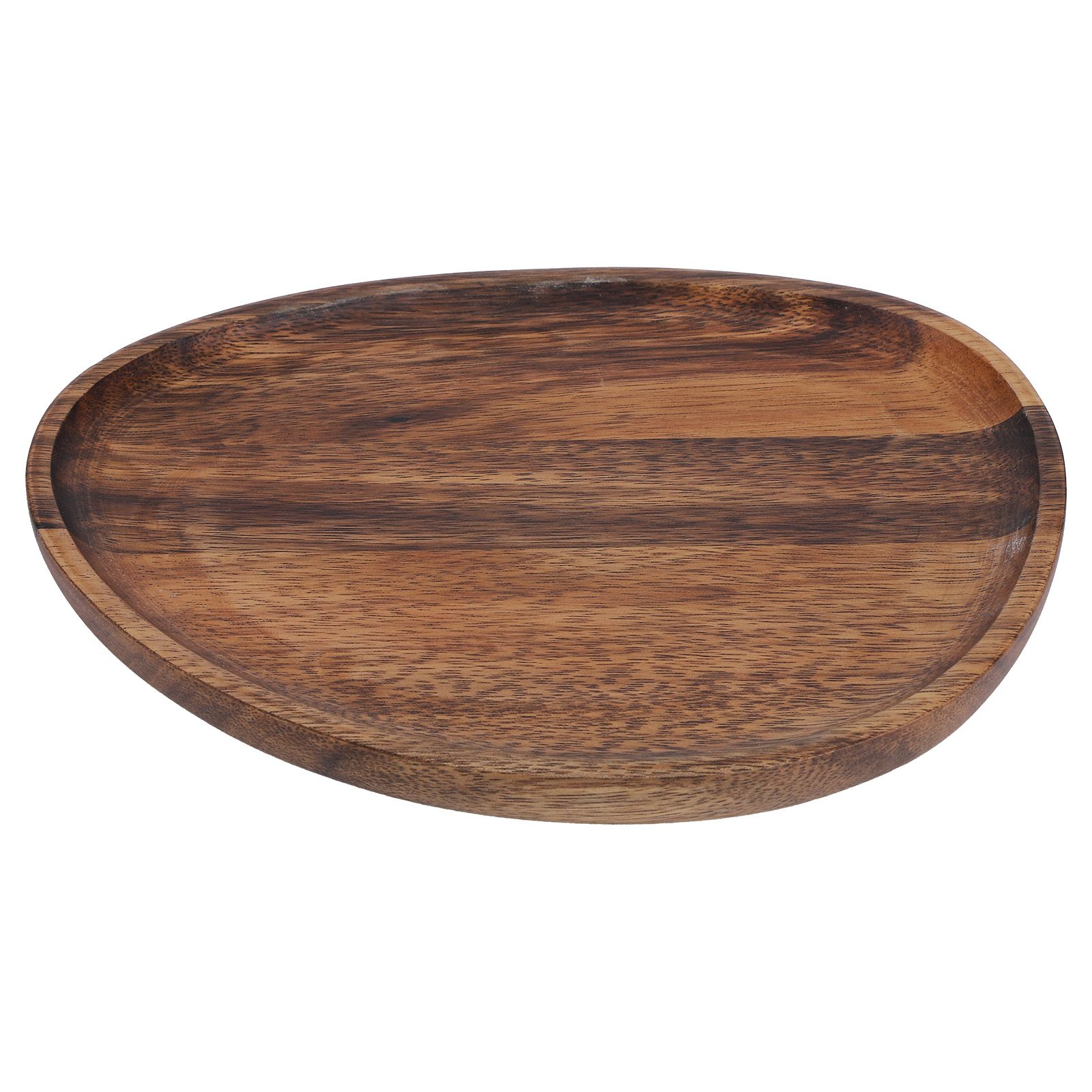 Irregular Wood Storage Tray Snack Fruit Organizer Table Accessories Fast Food view 2