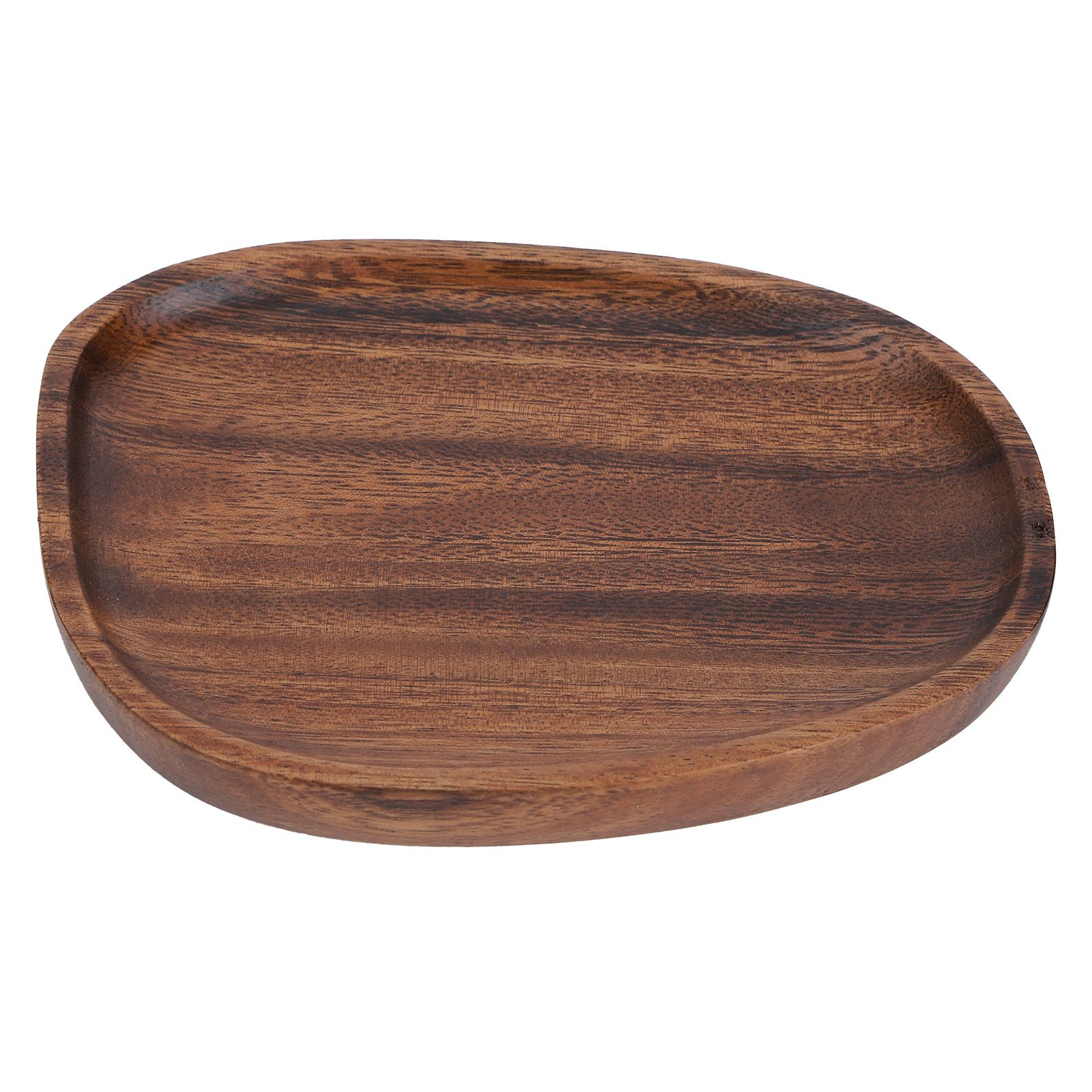 Irregular Wood Storage Tray Snack Fruit Organizer Table Accessories Fast Food view 2