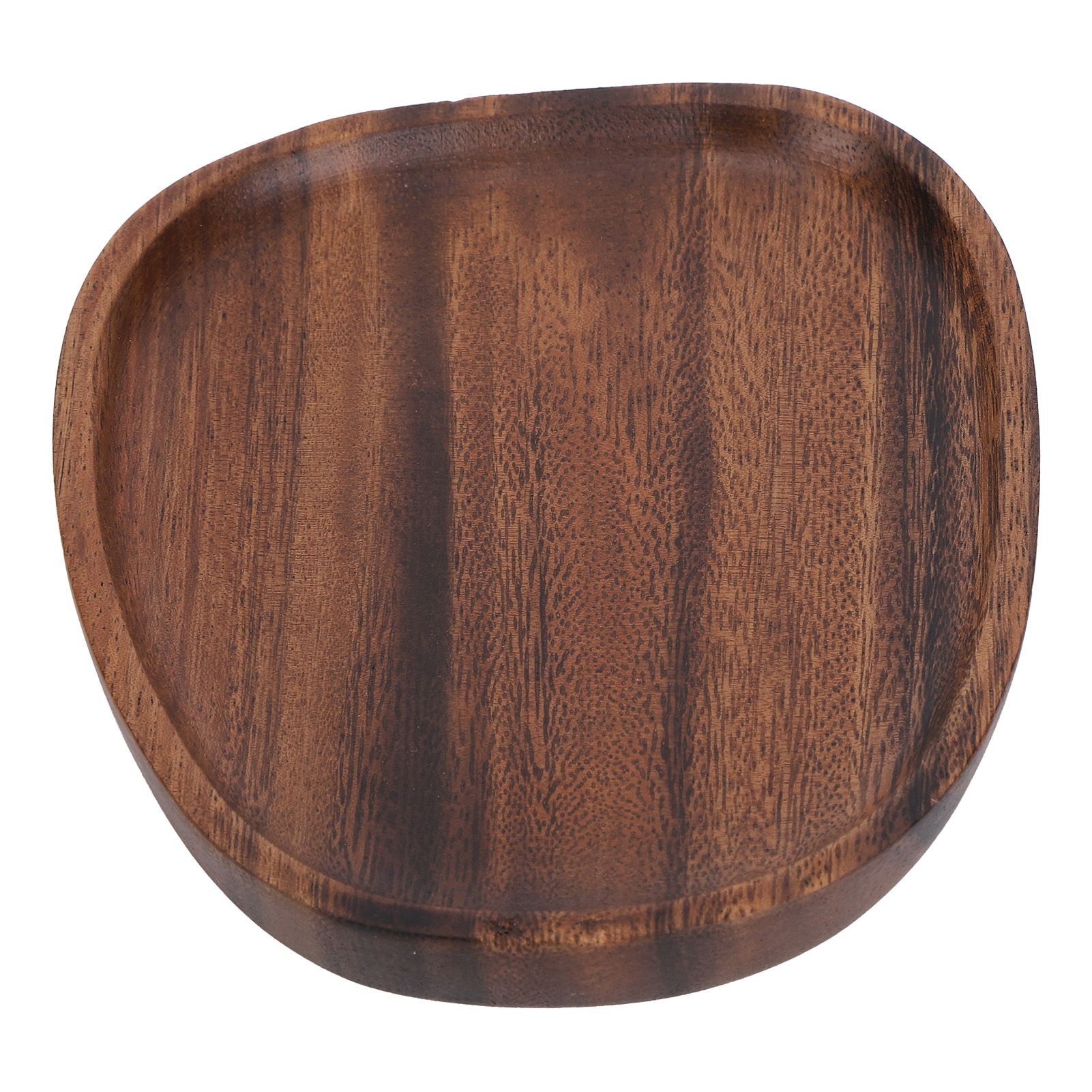 Irregular Wood Storage Tray Snack Fruit Organizer Table Accessories Fast Food view 4
