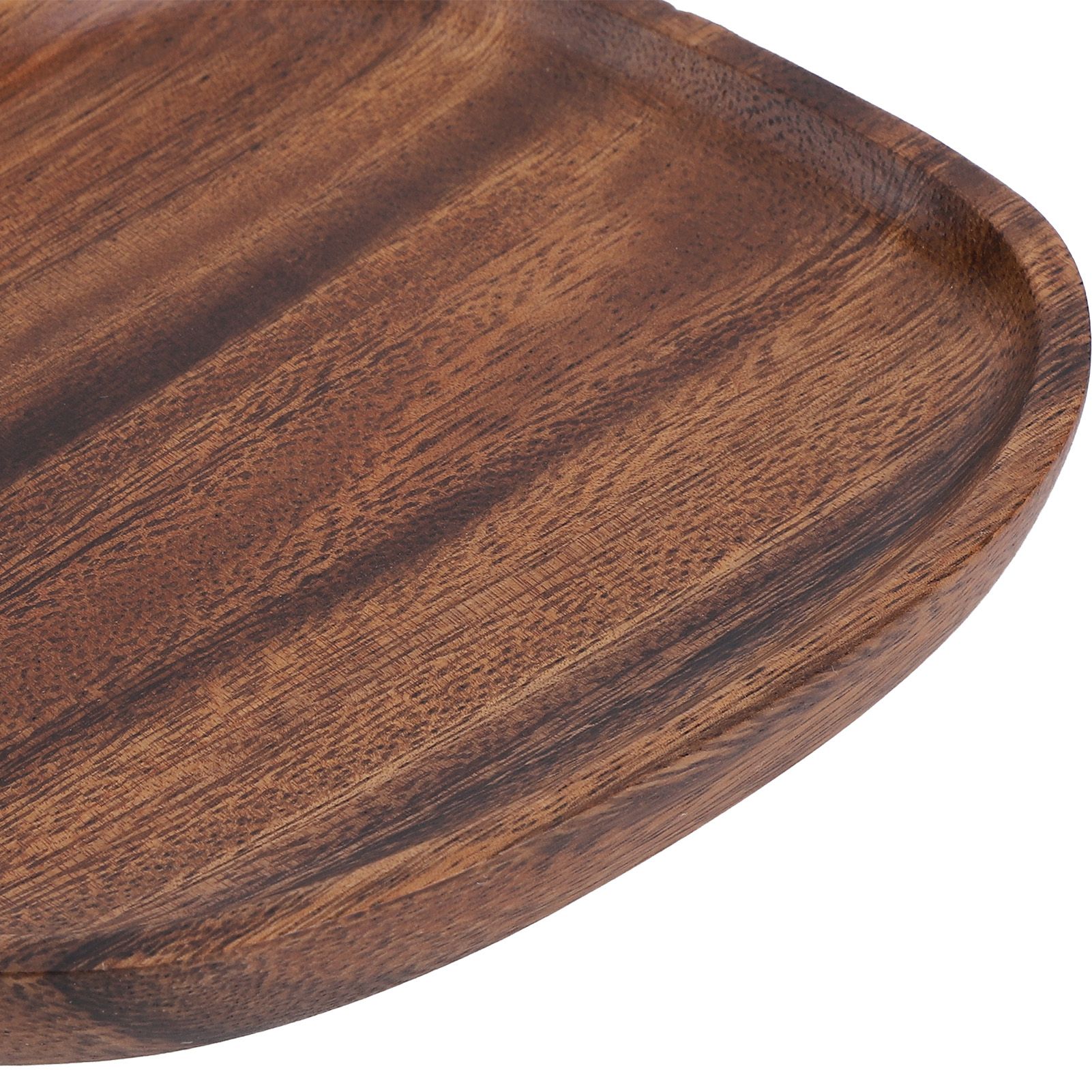 Irregular Wood Storage Tray Snack Fruit Organizer Table Accessories Fast Food view 12