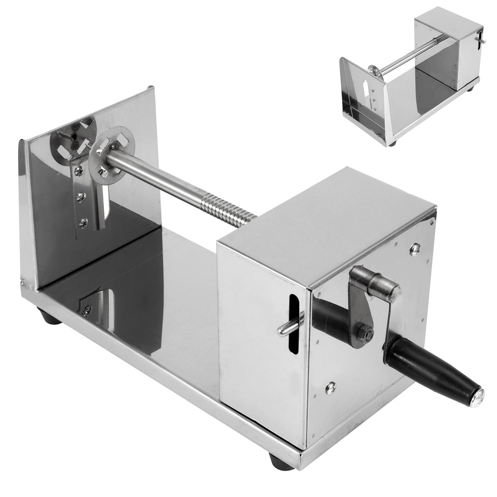 Stainless Steel Hand Crank Manual Spiral Potato Twisters Vegetable Cutter view 6