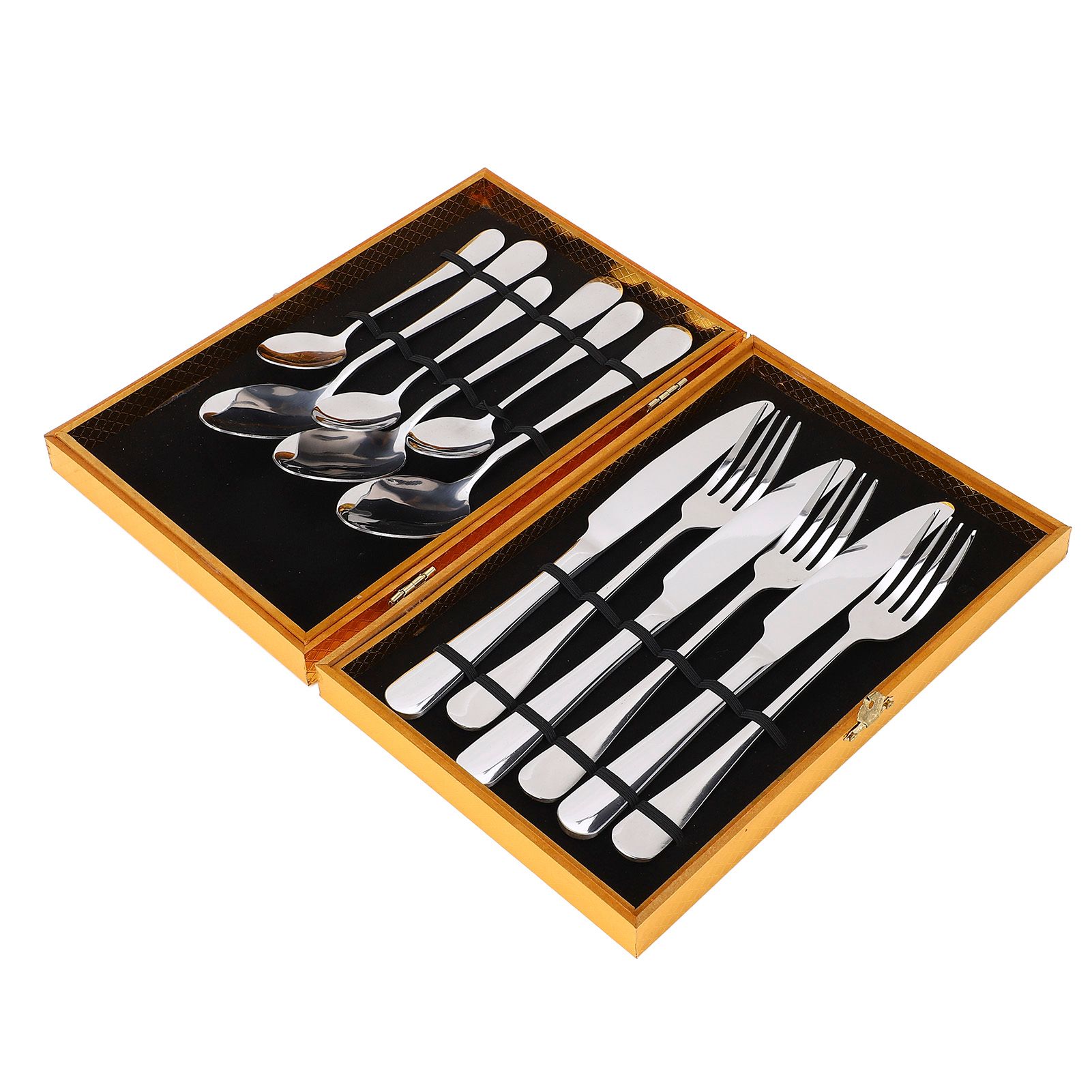 304 Stainless Steel Knives Forks Spoons Kit Cutlery Set for Home Kitchen Hotel view 4