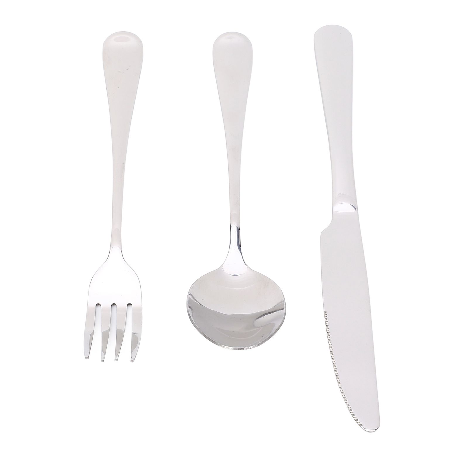 304 Stainless Steel Knives Forks Spoons Kit Cutlery Set for Home Kitchen Hotel view 3