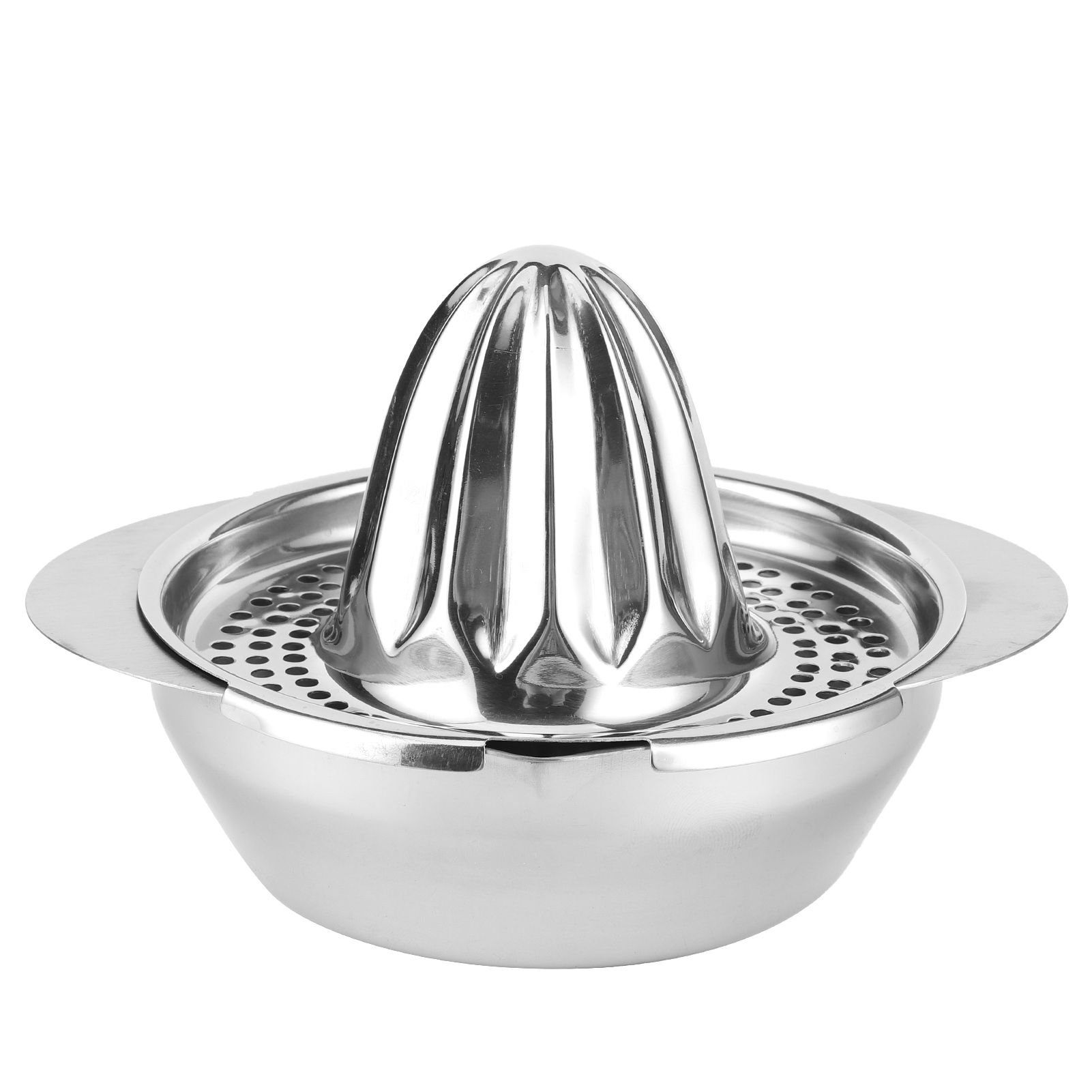 Stainless Steel Manual Juicer Fruit Lemon Orange Squeezer with Bowl Juicer view 2