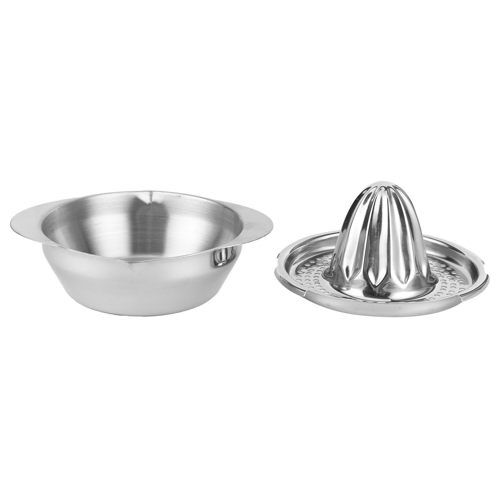 Stainless Steel Manual Juicer Fruit Lemon Orange Squeezer with Bowl Juicer view 3