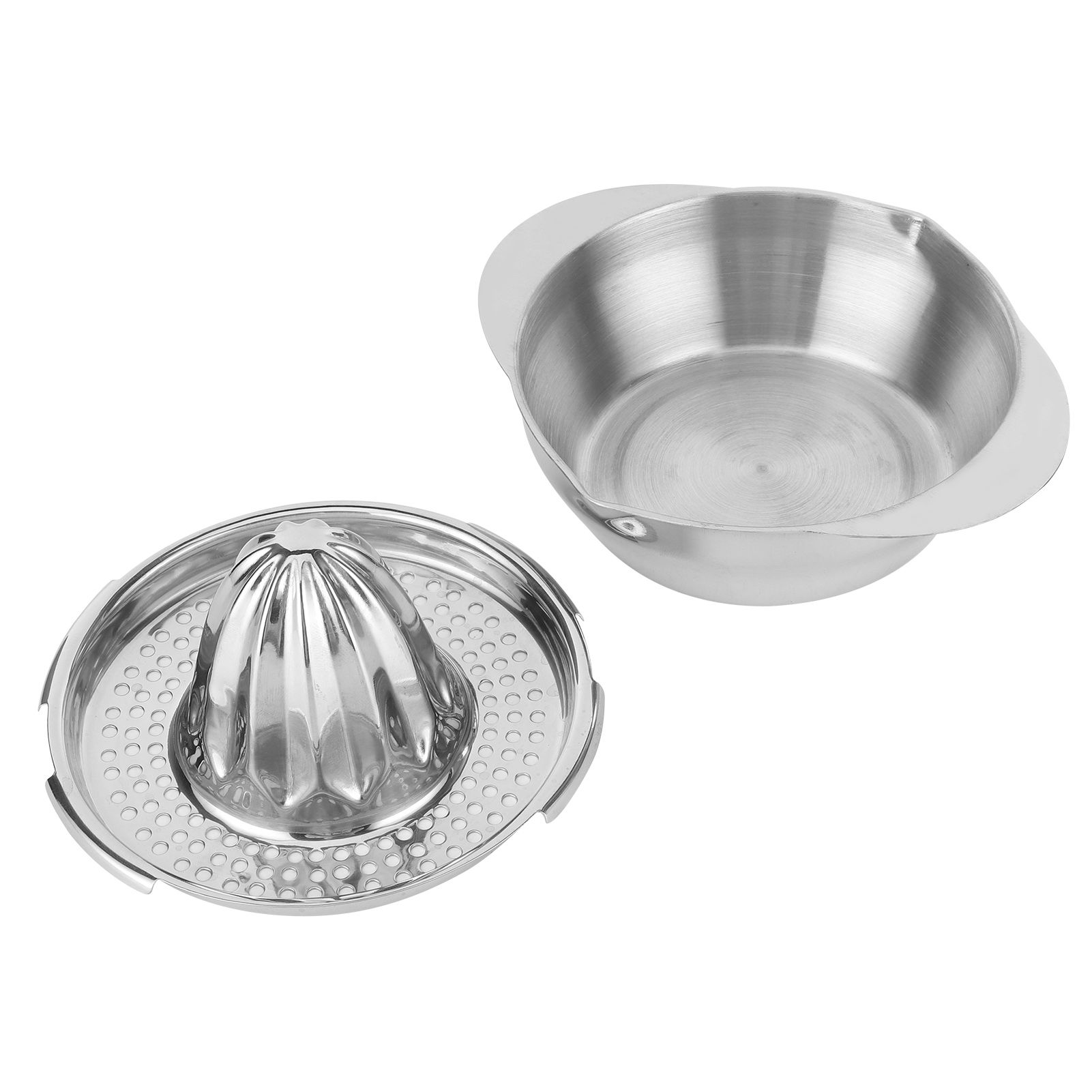 Stainless Steel Manual Juicer Fruit Lemon Orange Squeezer with Bowl Juicer view 6
