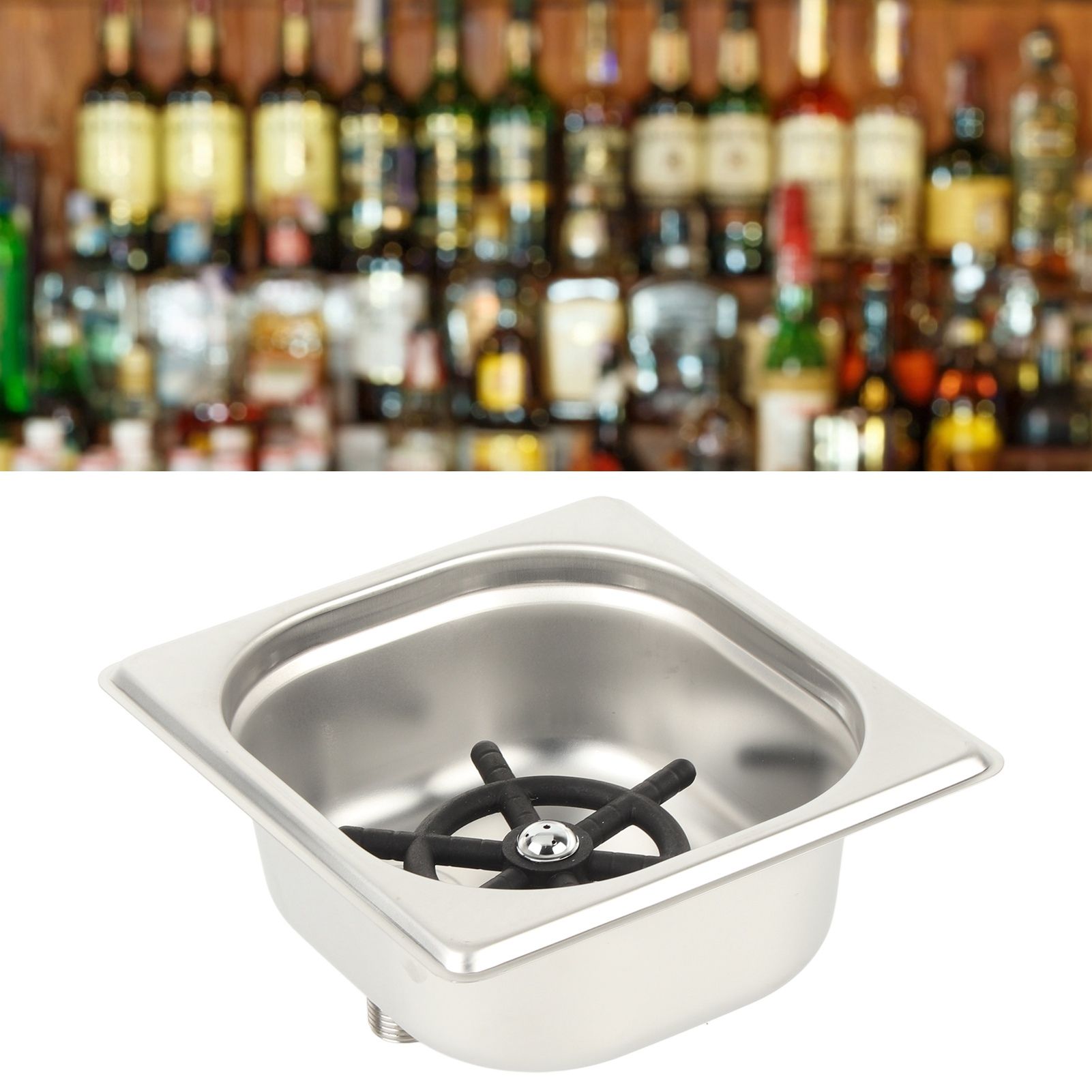 G1/2 Stainless Steel Automatic Cup Washer Cleaner Glass Rinser for Bar Pub view 10