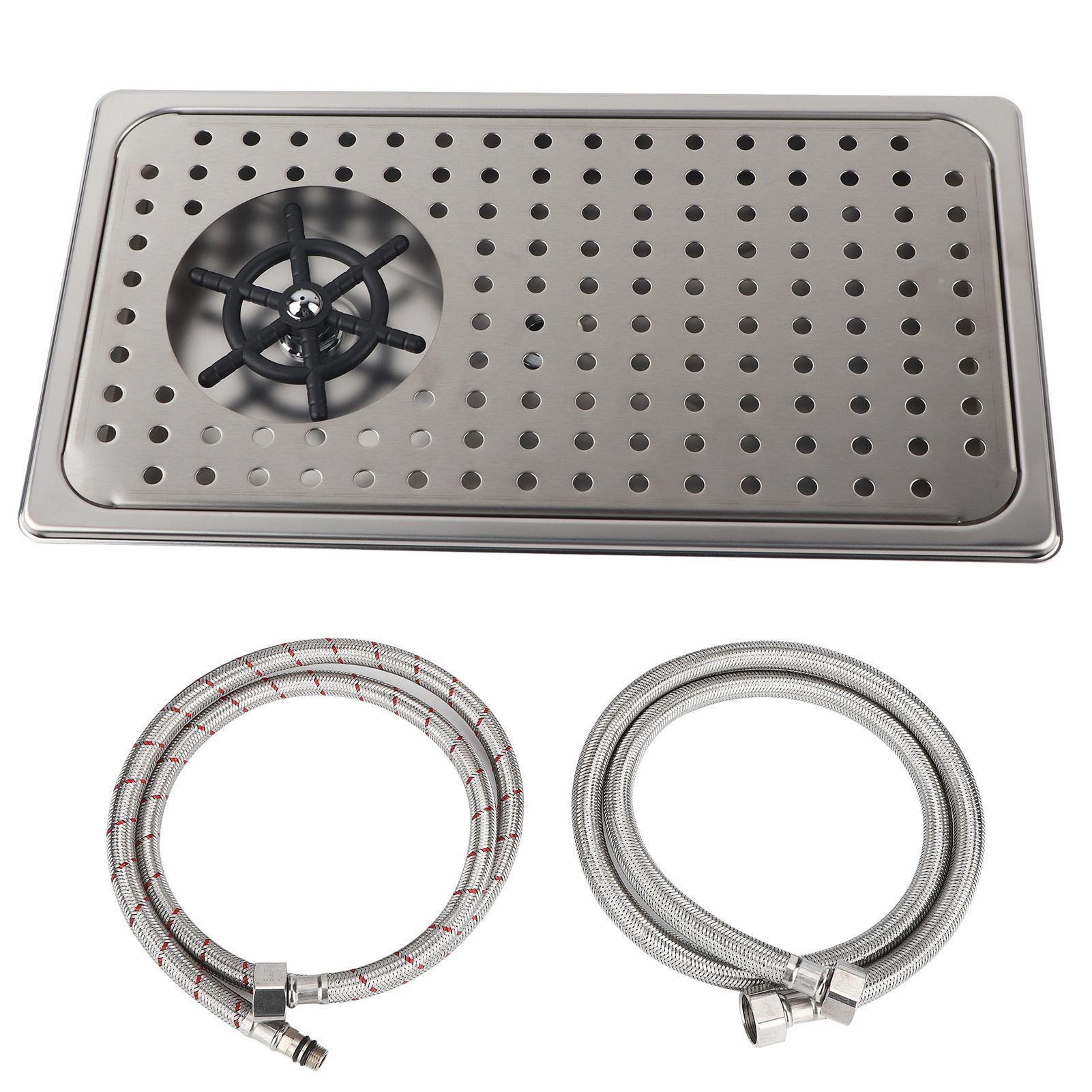 G1/2 Stainless Steel Automatic Cup Washer Cleaner Glass Rinser for Bar Pub view 2