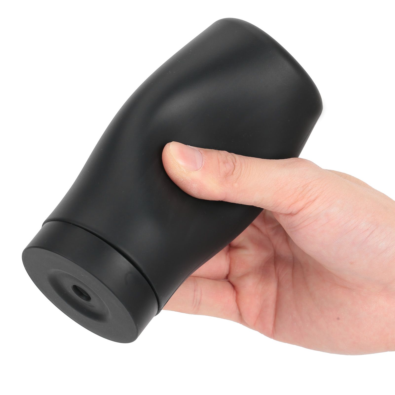 240ml Manual Hand Soap Dispenser Lotion Shampoo Soft Silicone Bottle Easy view 8