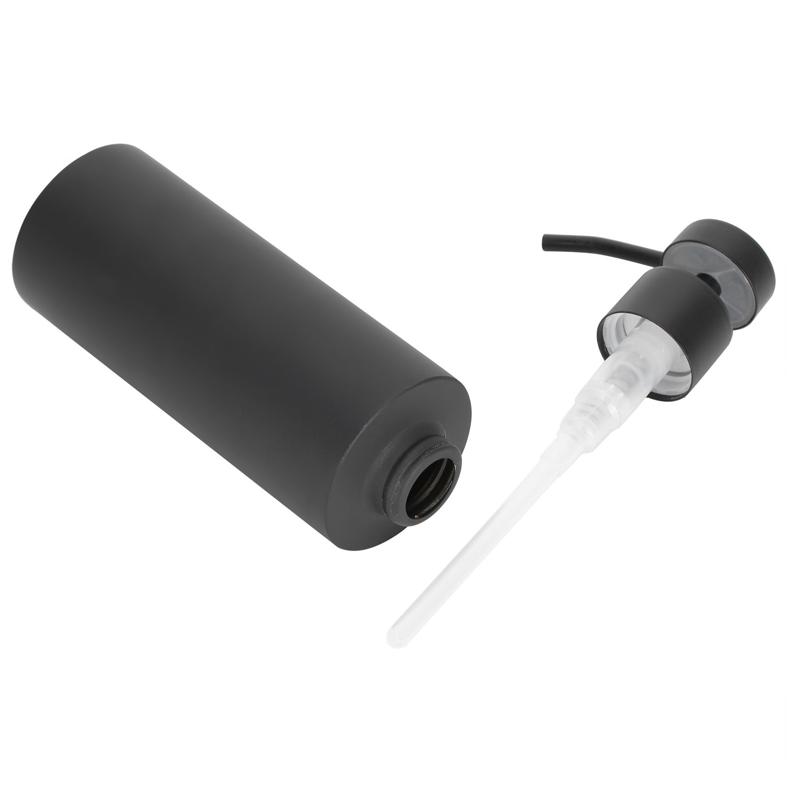 Black Kitchen Soap Dispenser Stainless Steel Bathroom Manual Press Soap view 6