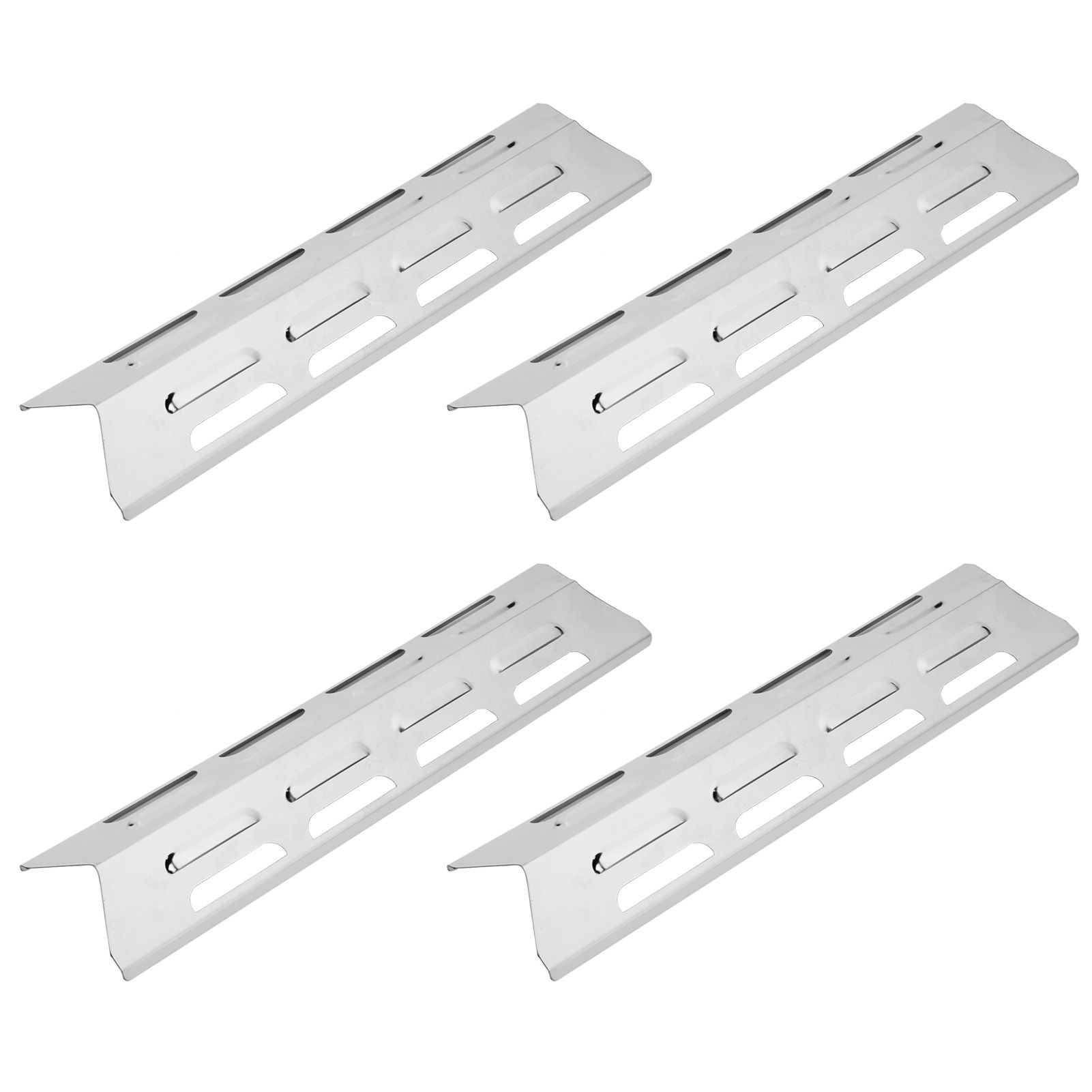 4Pcs Stainless Steel Gas Grill Oven Heat Plate Heat Tents Deflector Burners view 2