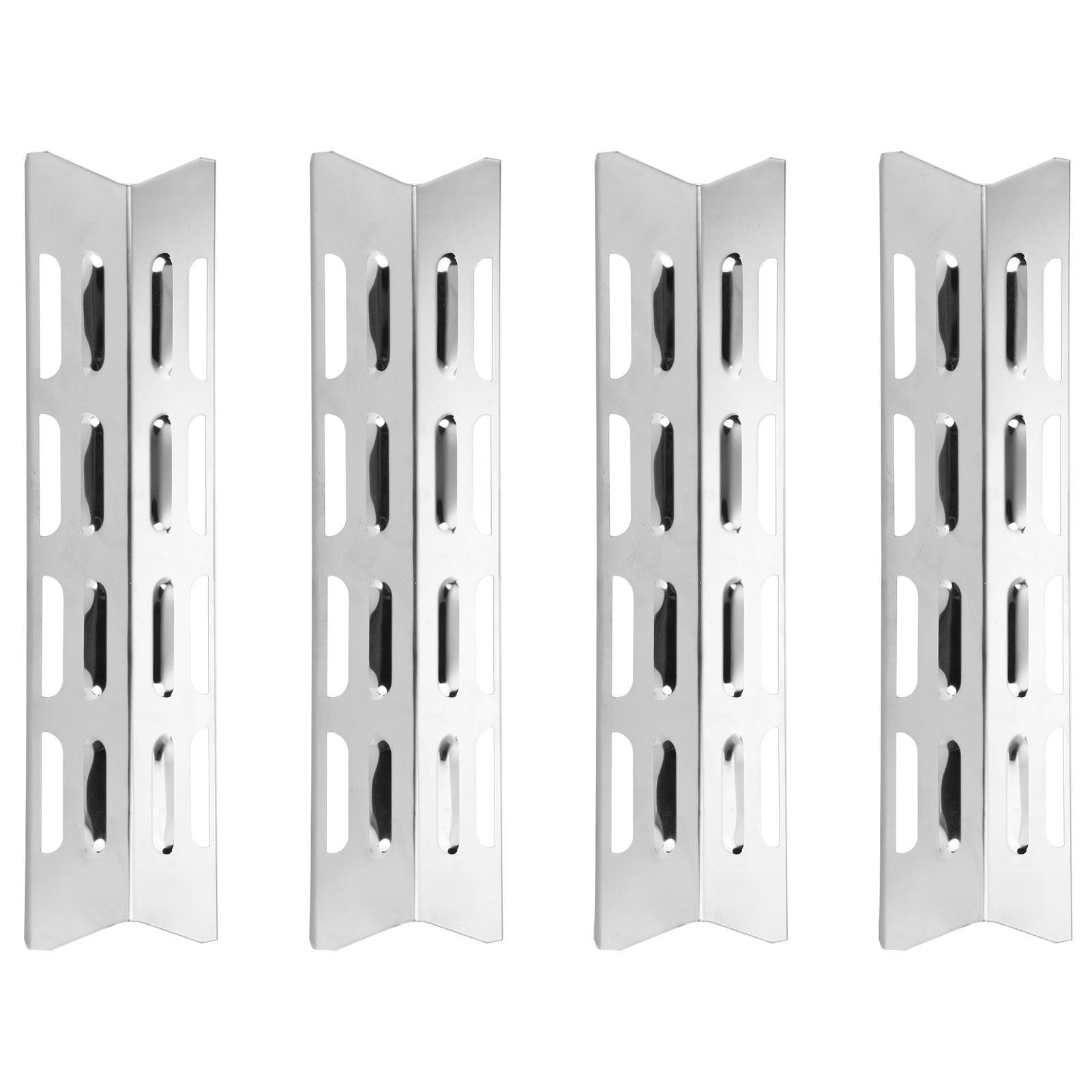 4Pcs Stainless Steel Gas Grill Oven Heat Plate Heat Tents Deflector Burners view 5