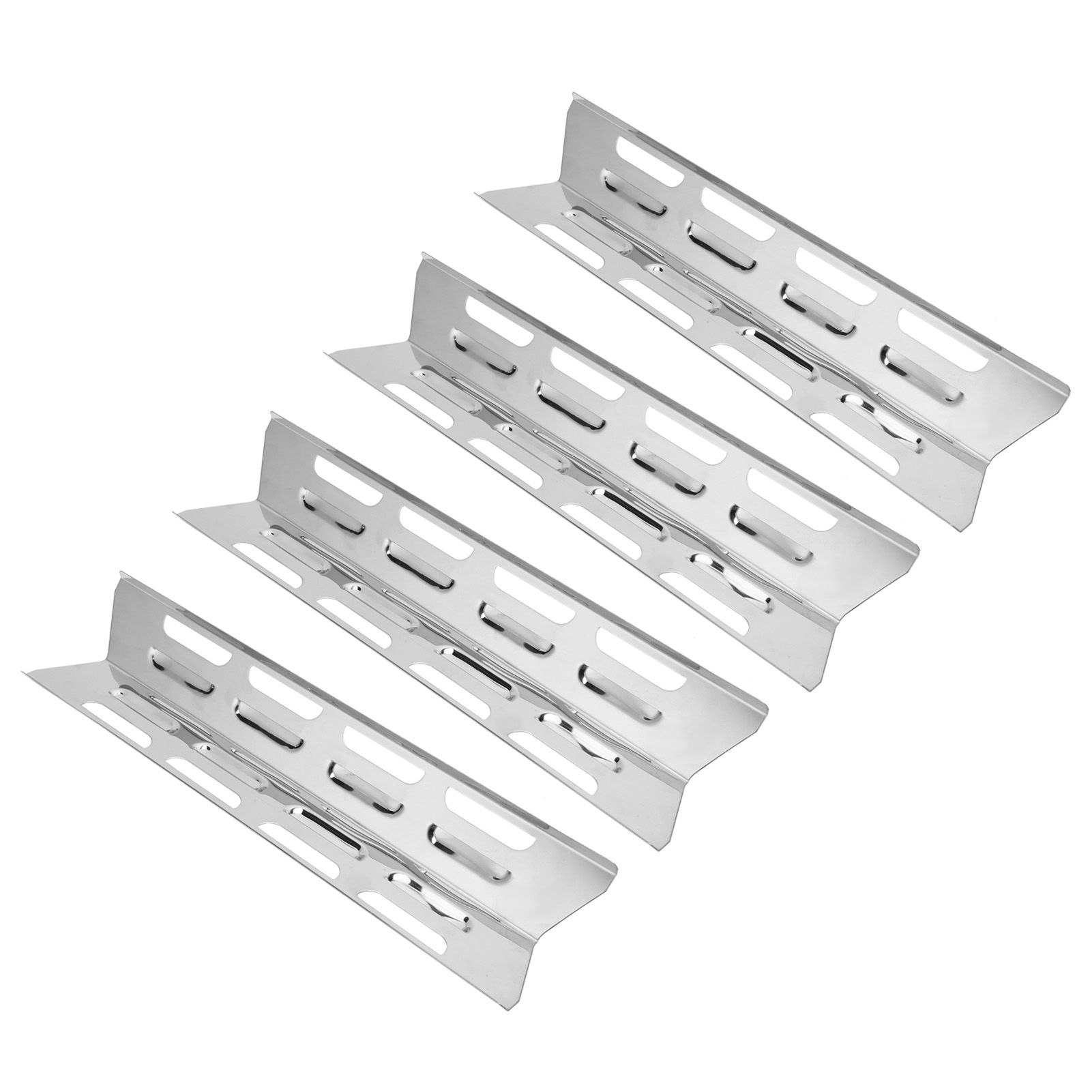 4Pcs Stainless Steel Gas Grill Oven Heat Plate Heat Tents Deflector Burners view 7