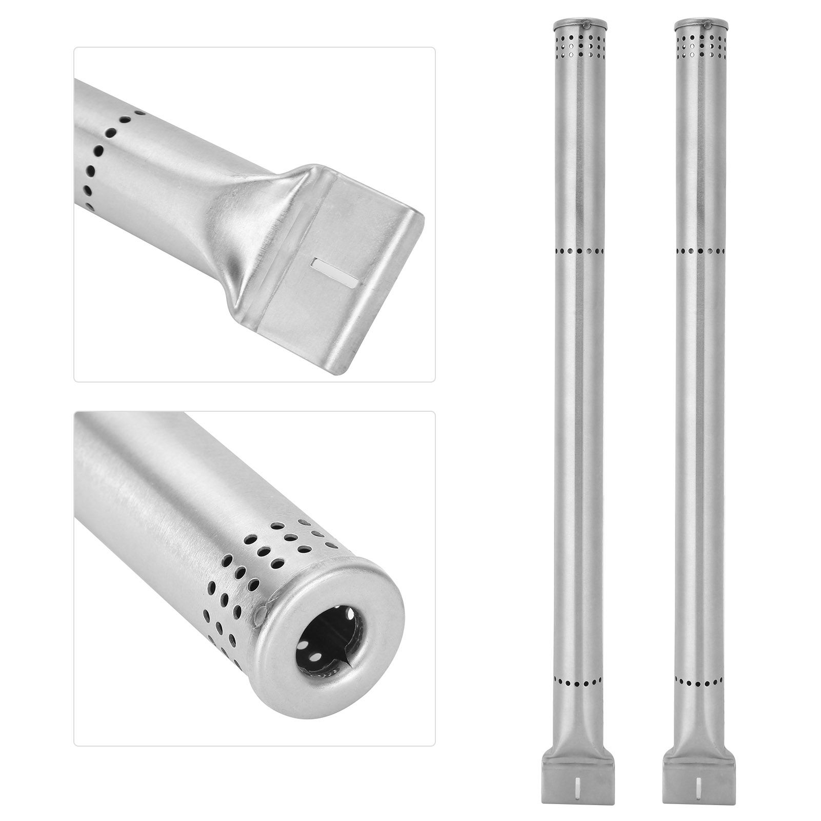 2PCS BBQ Parts Gas Grill Replacement Stainless Steel Grill Burners Tube view 3