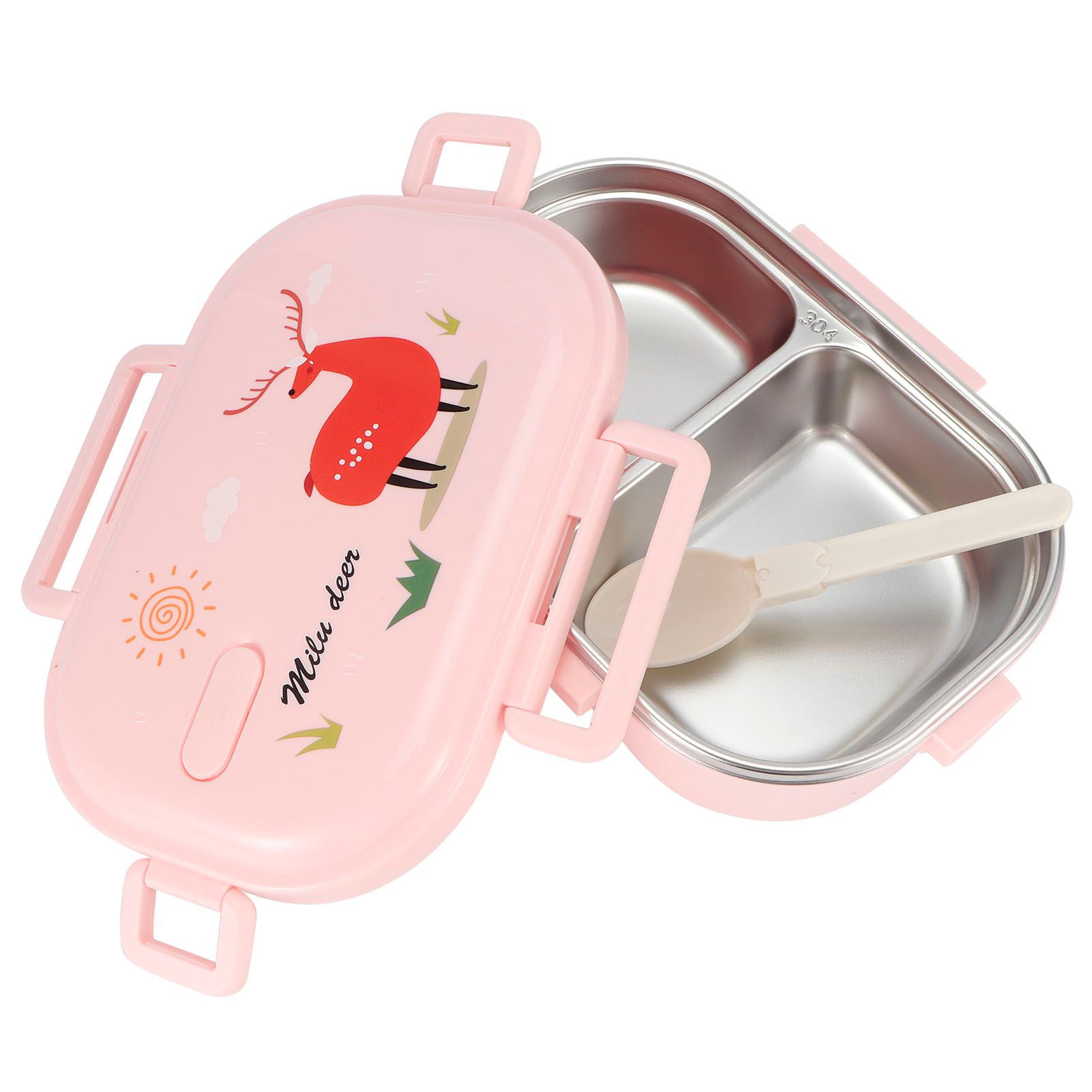 Insulated Lunch Box Leak Proof Stainless Steel Bento Box Japanese Food view 6