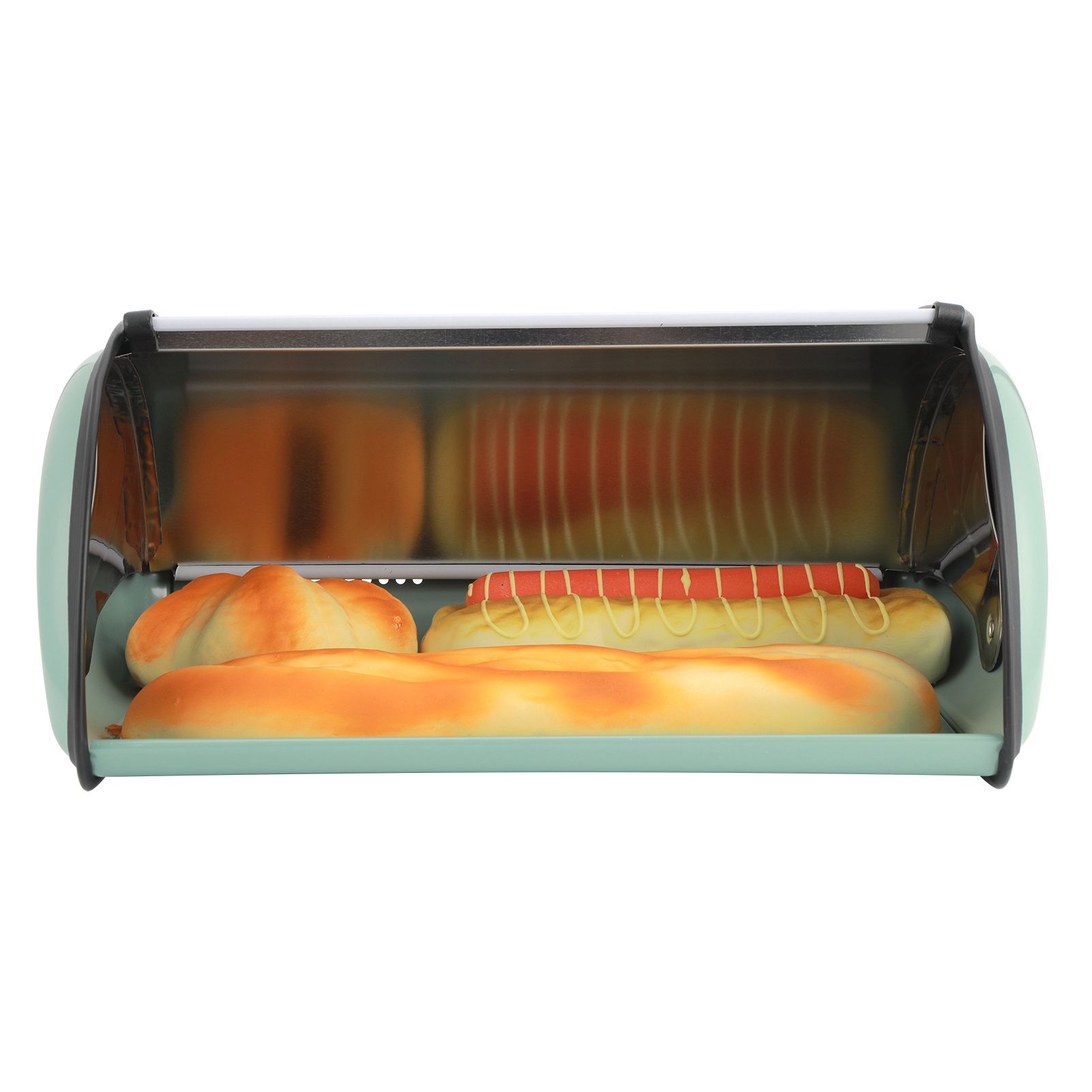 Kitchen Storage Supply Metal Bread Pastry Box Case Retro Home Furnishing Large view 8
