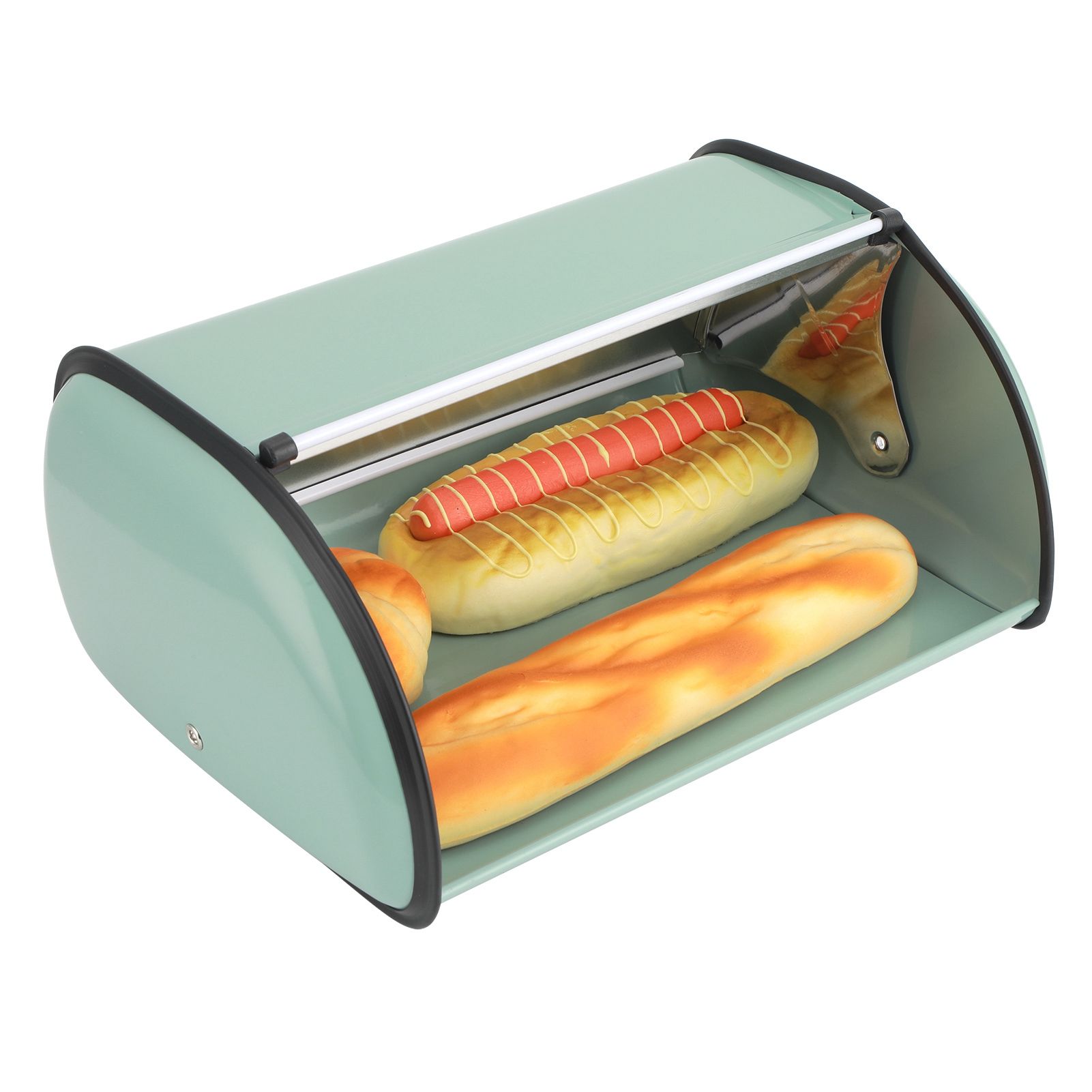 Kitchen Storage Supply Metal Bread Pastry Box Case Retro Home Furnishing Large view 9