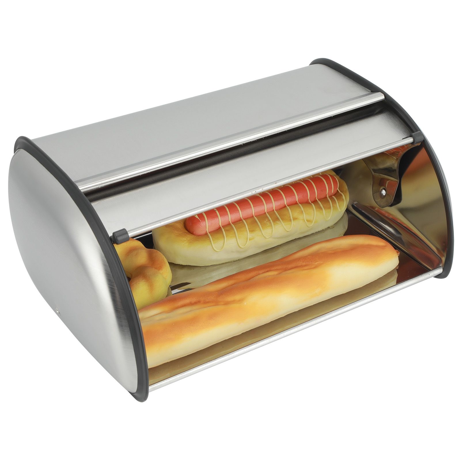 Kitchen Storage Box Simple High‑Grade Frosted Stainless Steel for Bread Cake view 6
