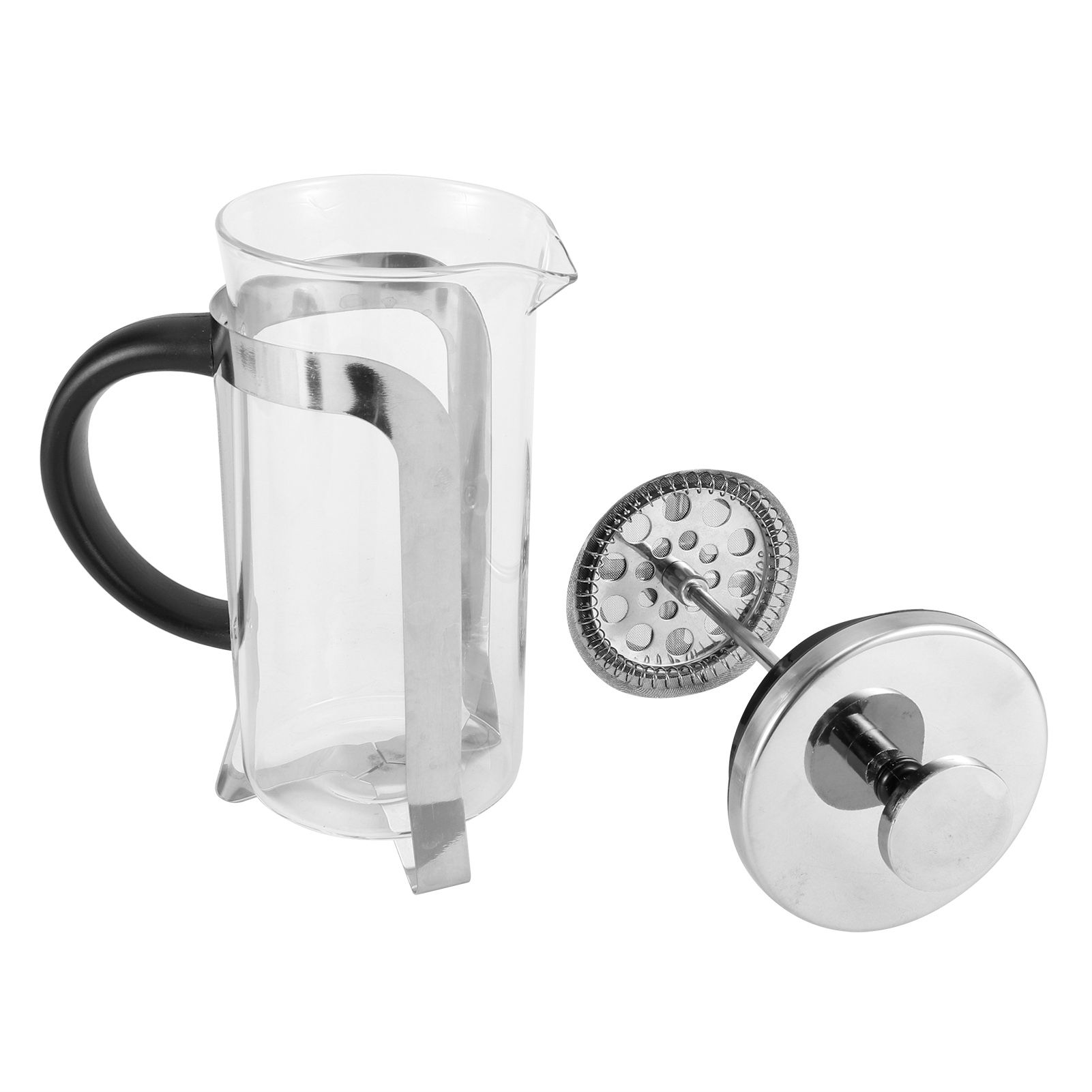 High Temperature Resistant Coffee Pot Filter Press Pot Glass Tea Coffee Maker view 3