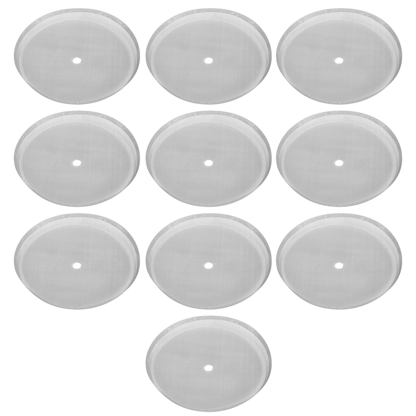 10Pcs Reusable 304 Stainless Steel Filter Mesh for 1000mm Coffee Press Pot view 5