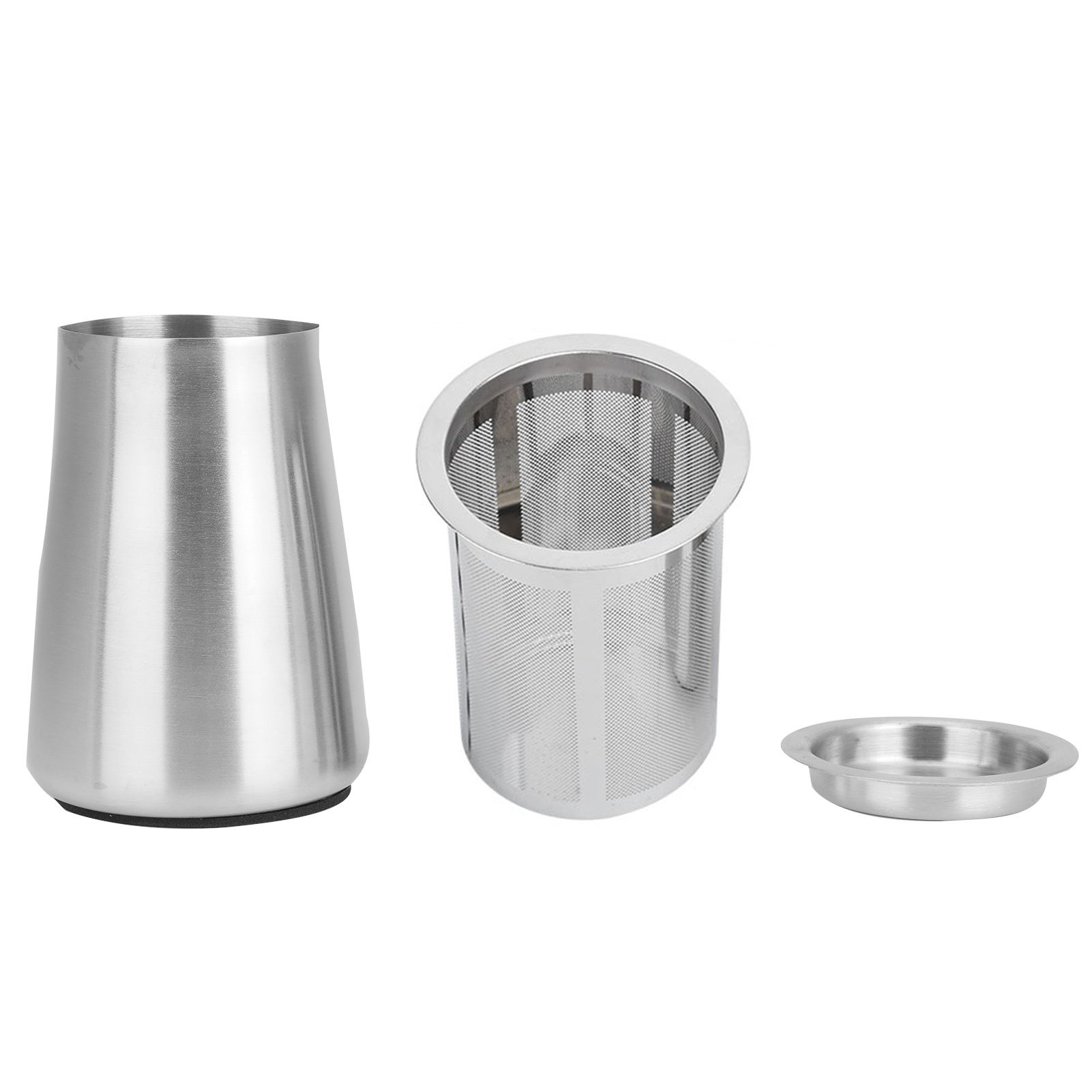 304 Stainless Steel Fine Mesh Coffee Powder Filter Sifter Sieve Container view 2
