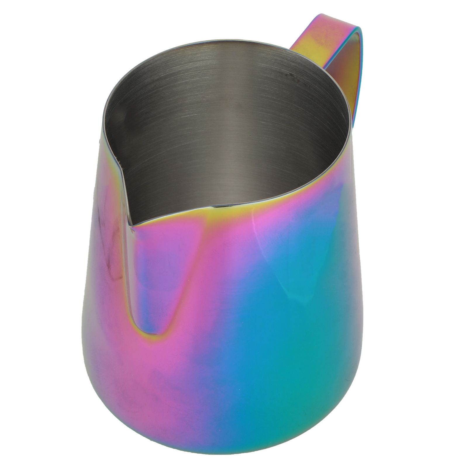 Colorful Thicken Stainless Steel Coffee Milk Frothing Cup Pitcher Jug for Home view 4