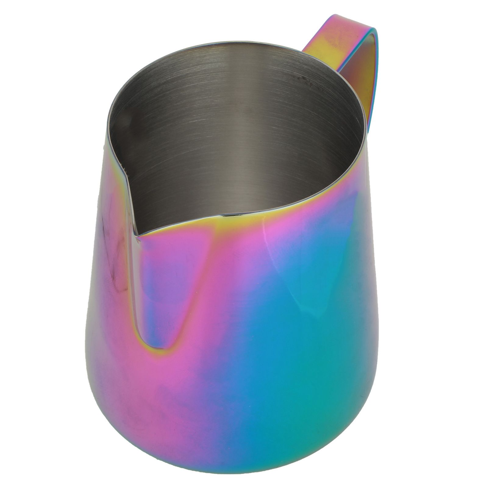 Colorful Thicken Stainless Steel Coffee Milk Frothing Cup Pitcher Jug for Home view 4