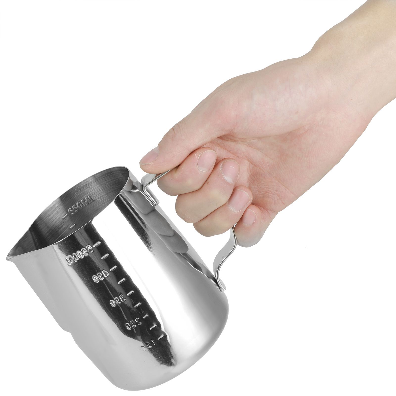 Milk Frothing Pitcher Thickening Stainless Steel Coffee Latte Craft Cup Art view 6