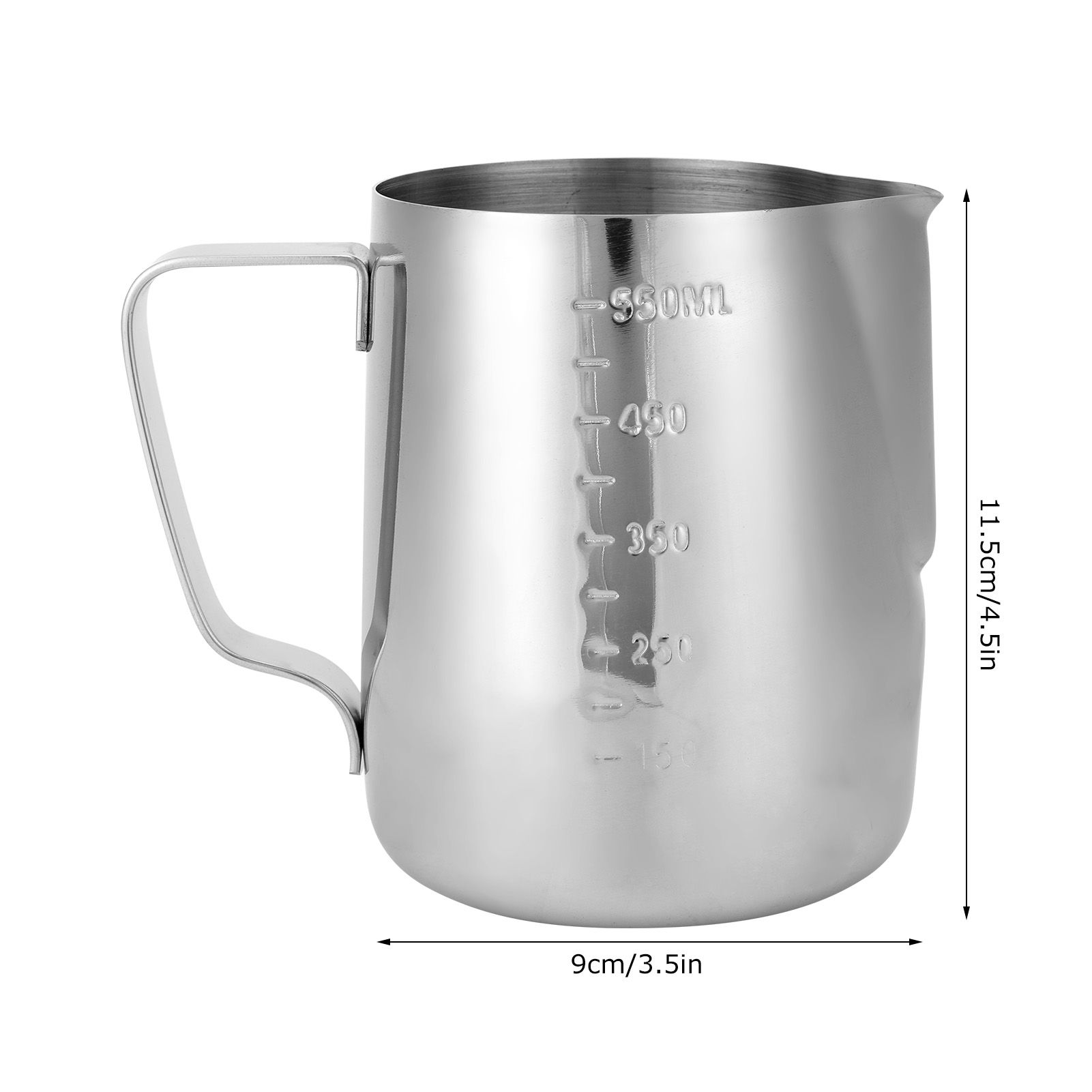 Milk Frothing Pitcher Thickening Stainless Steel Coffee Latte Craft Cup Art view 11