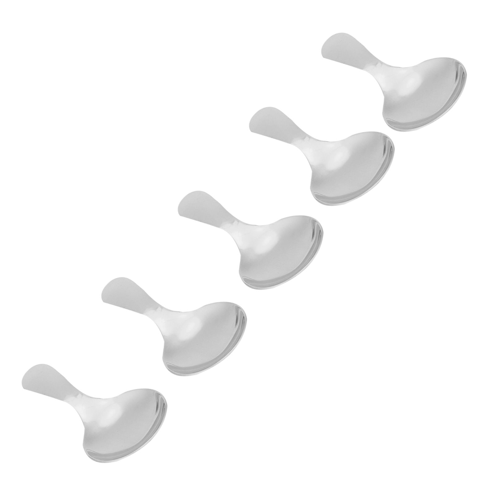 5Pcs 304 Stainless Steel Ice Cream Scoop Tea Dessert Spoon Cream Kitchen view 7