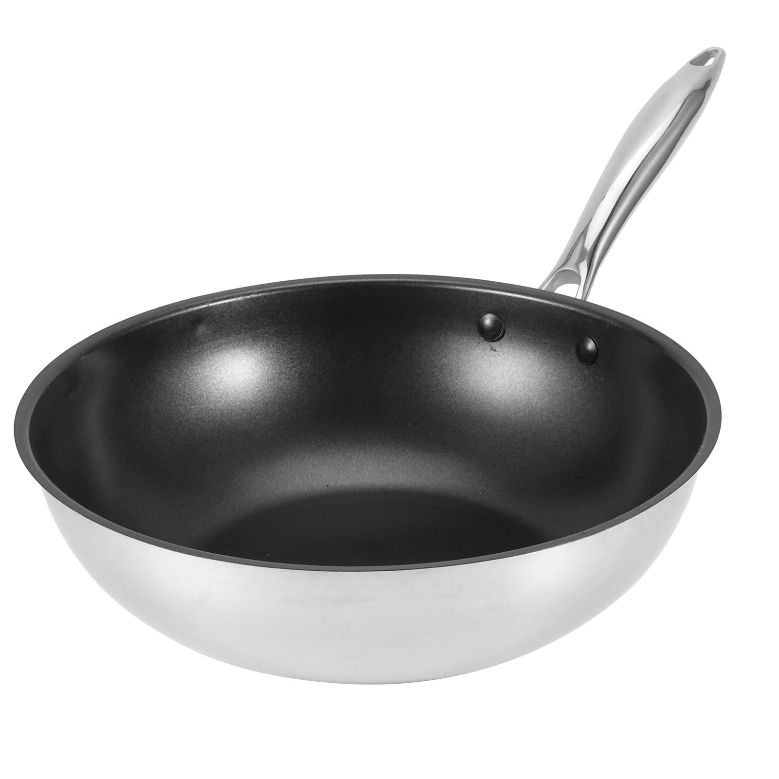 NonStick Frying Pan Composite Stainless Steel Induction Cooker Cooking Tool view 2