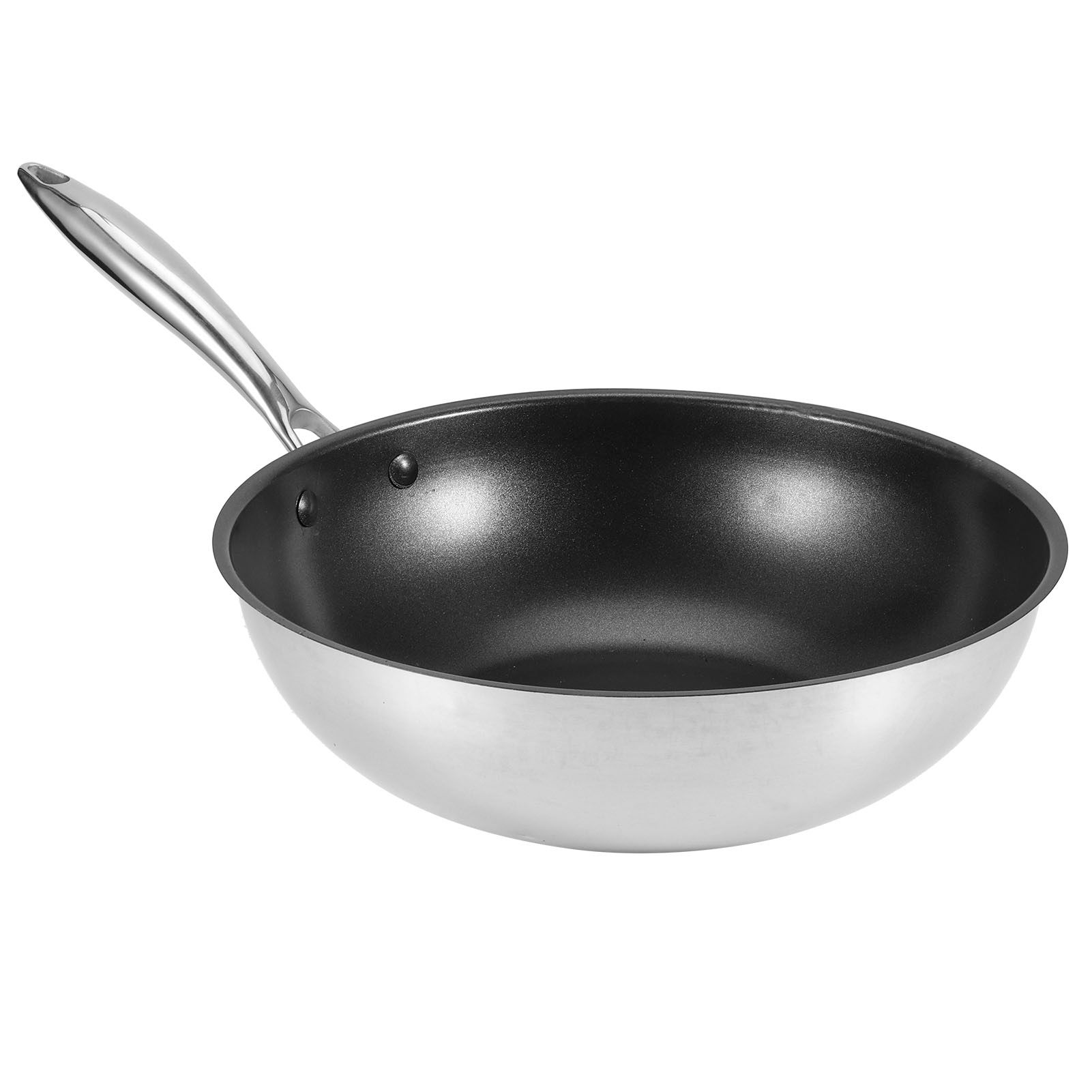 NonStick Frying Pan Composite Stainless Steel Induction Cooker Cooking Tool view 7
